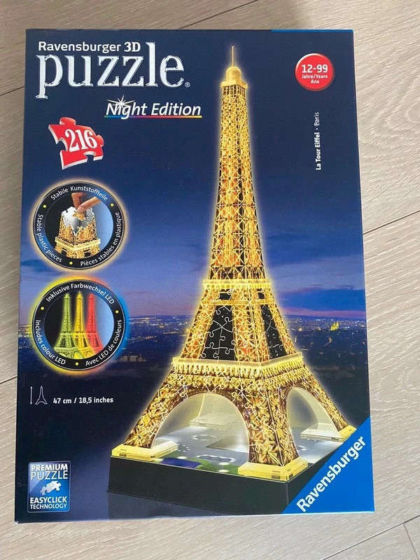 Puzzle 3D Tour Eiffel Night Edition Ravensburger