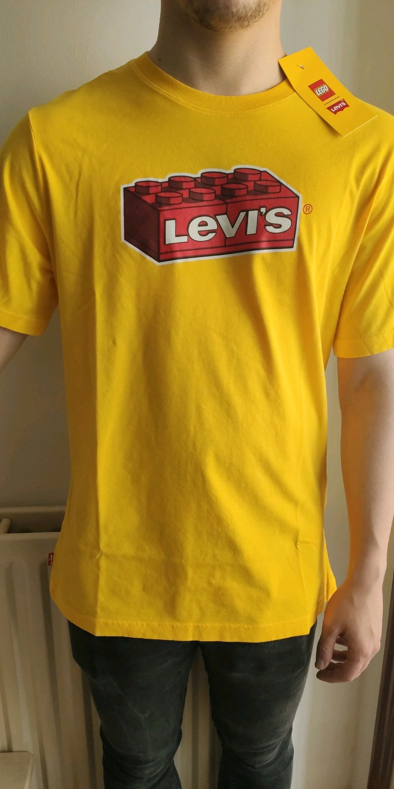 Levis t clearance shirt yellow