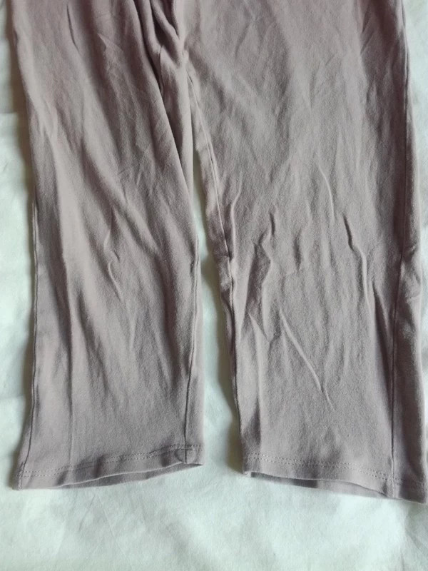 Legging femme en coton In Extenso taupe