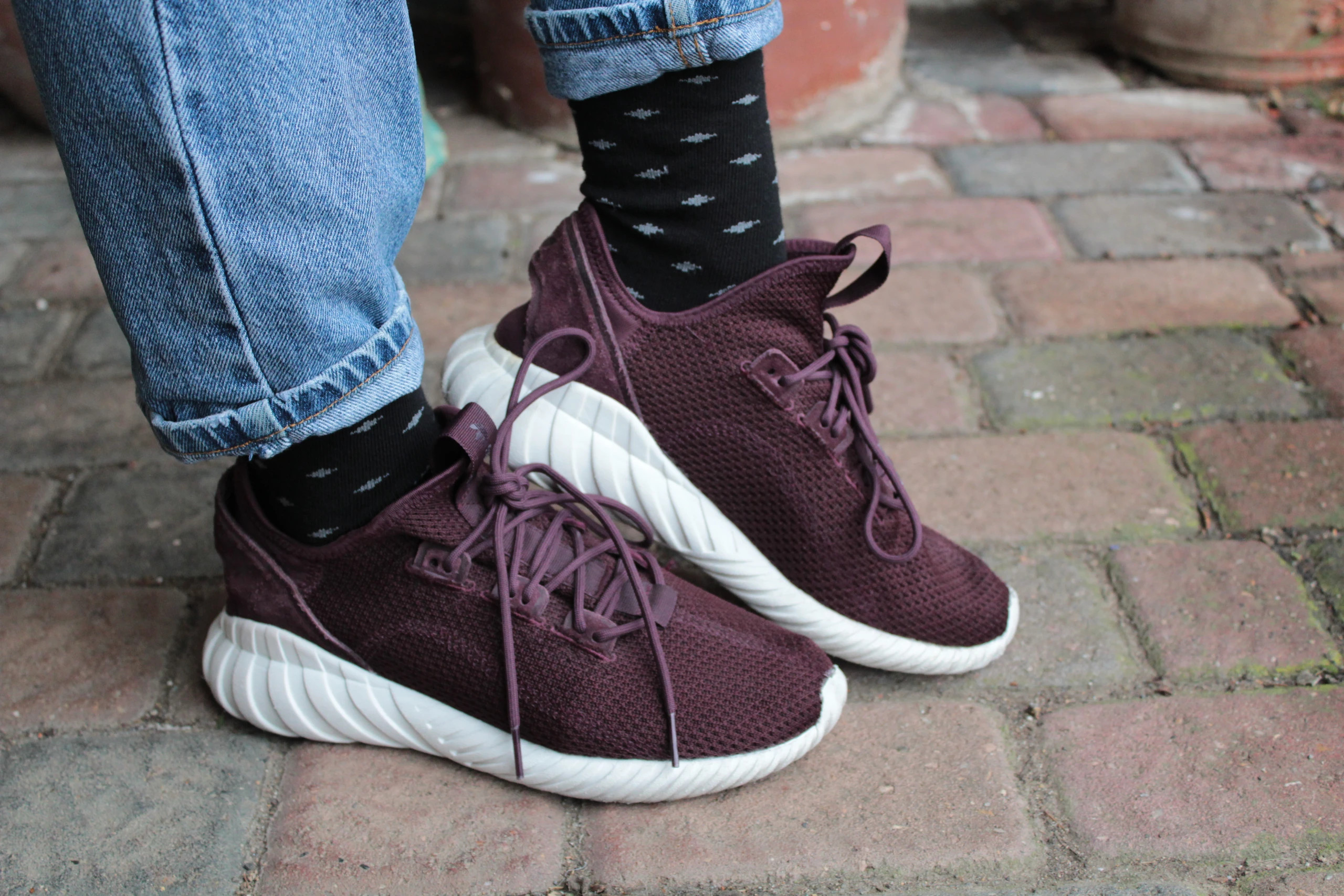 adidas sneaker evn 791 Laufschuhe Joggen lila bordeaux Vinted