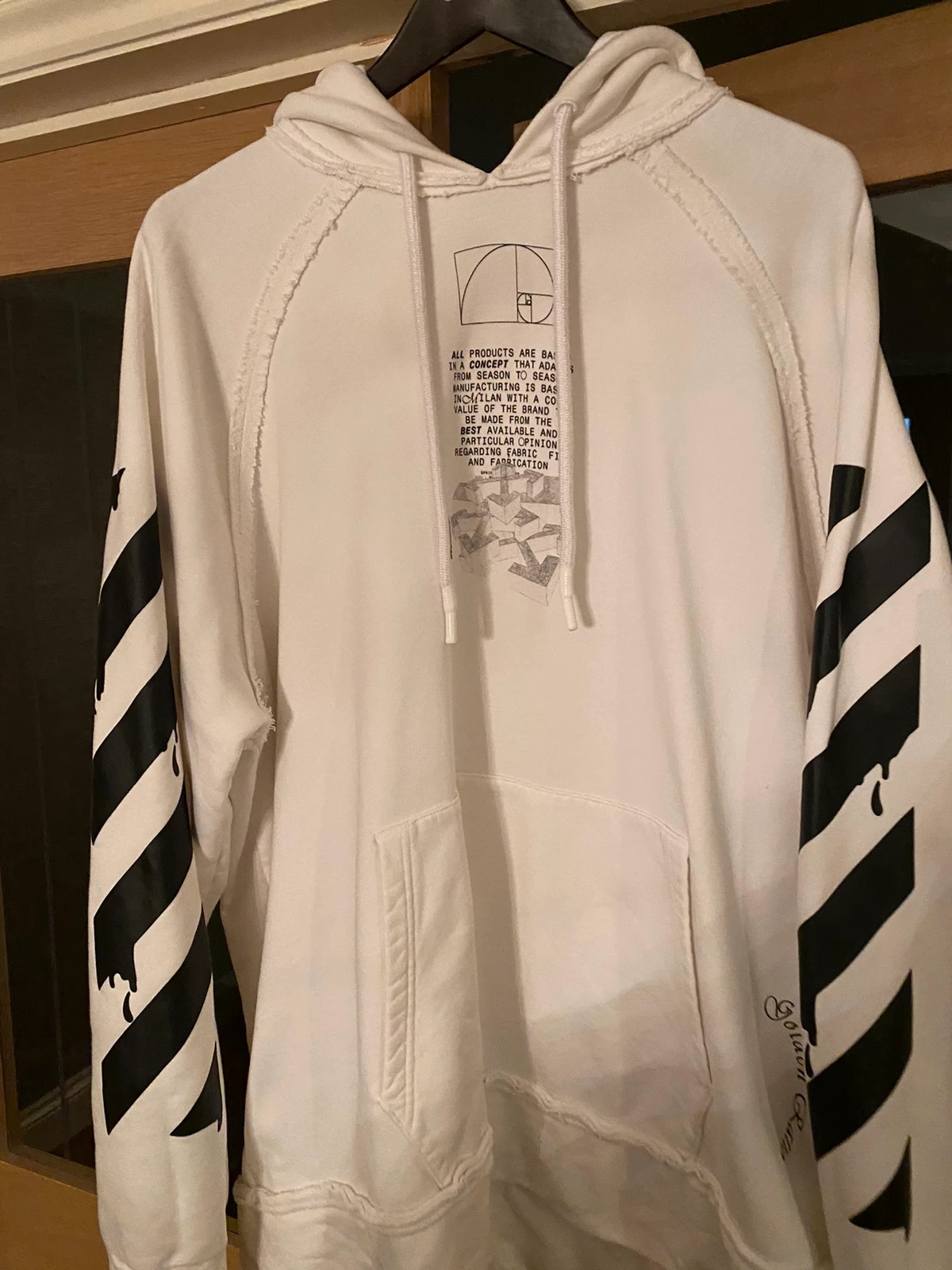 Off White Dripping Arrows Incompiuto Hoodie Vinted