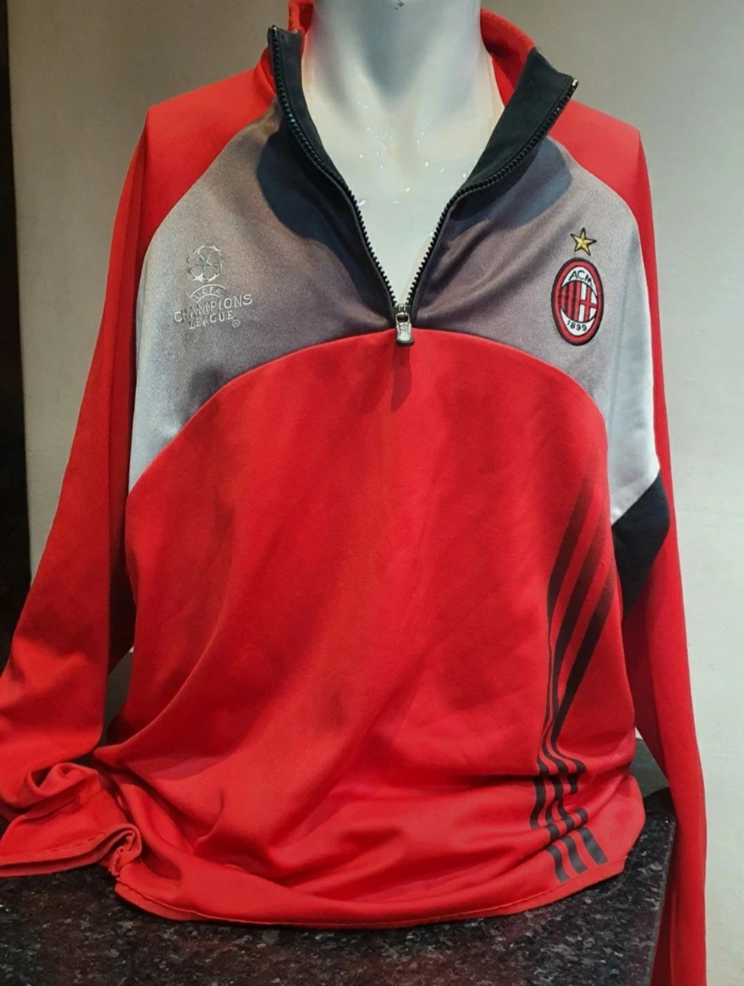 AC milan adidas vintage training top rare 2007