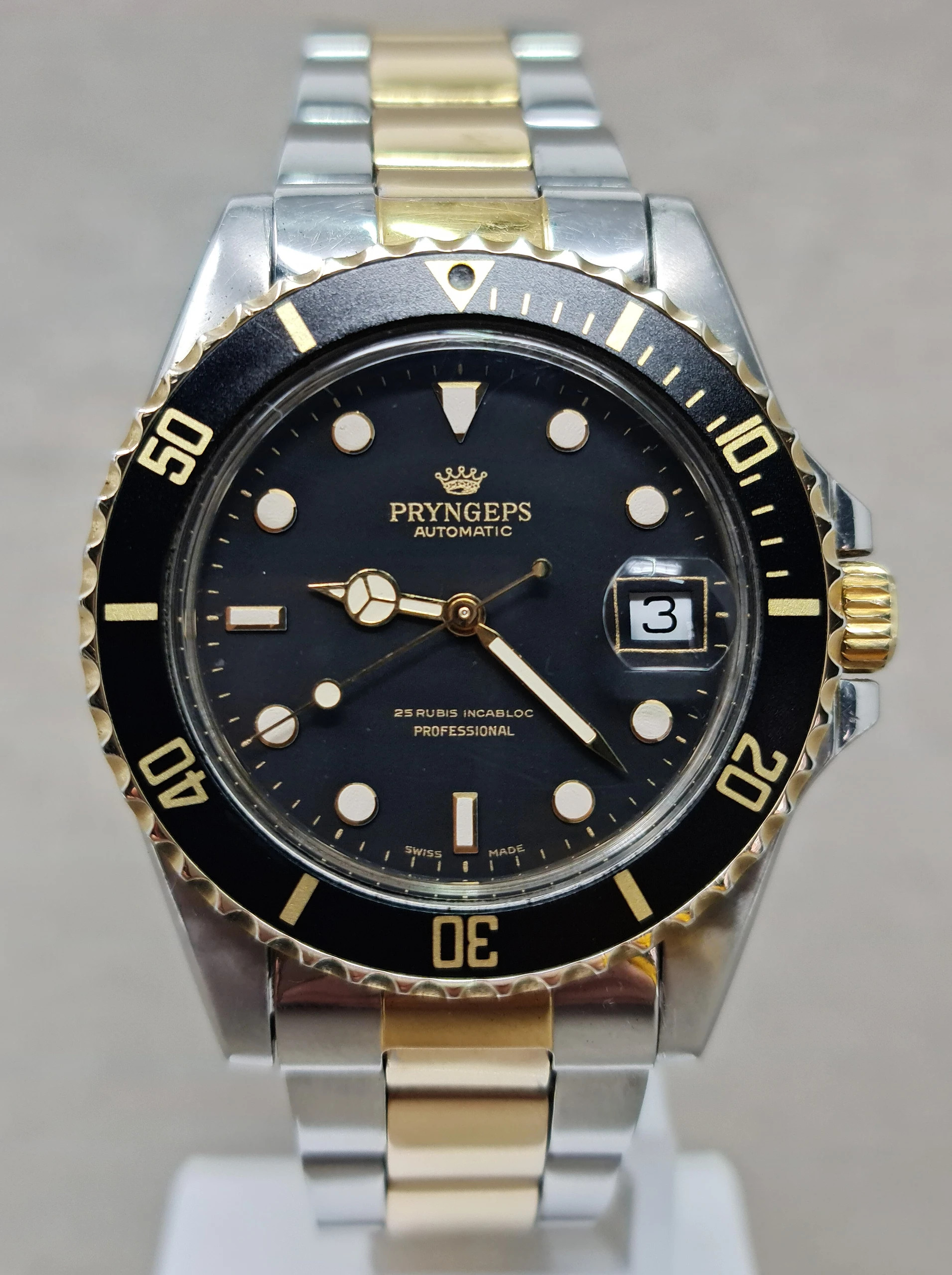 Orologio Pryngeps automatic professional diver vintate watch swiss made eta 2824