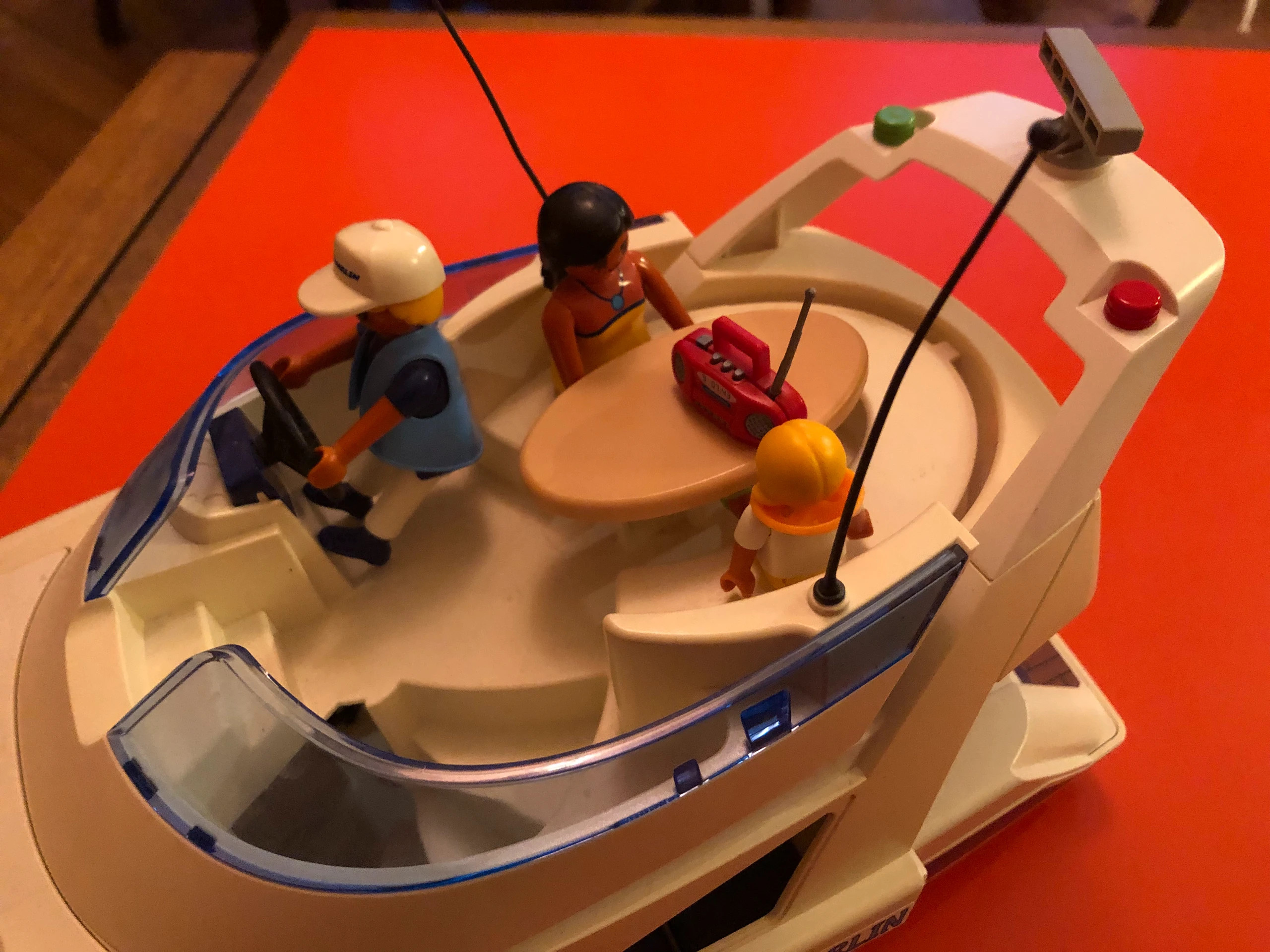 Famille sur yacht (Blue Marlin) - Playmobil en vacances 3645-B