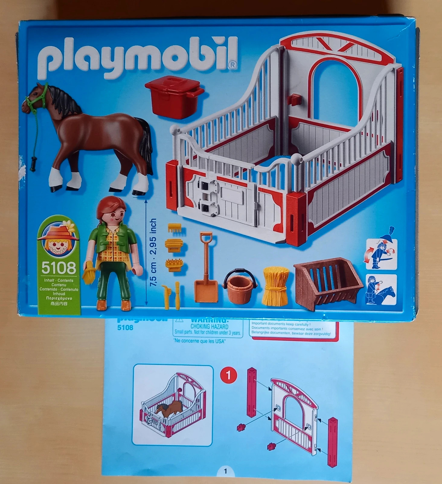 Playmobil 5108 - Cheval et Palefrenière