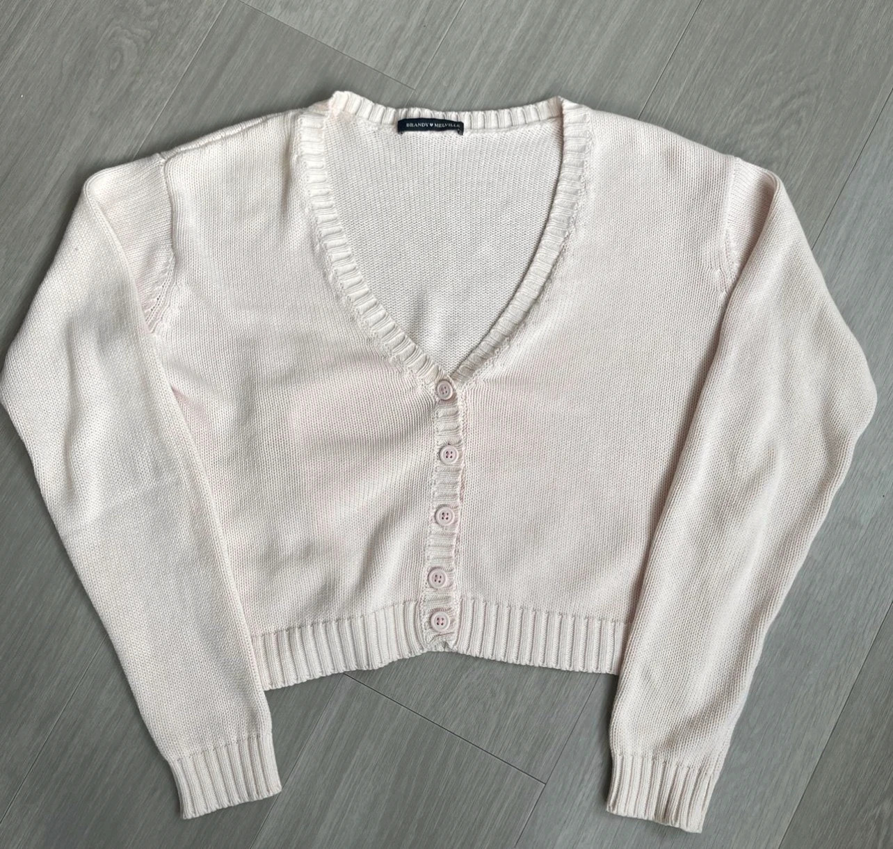 Brandy melville 2025 pink cardigan