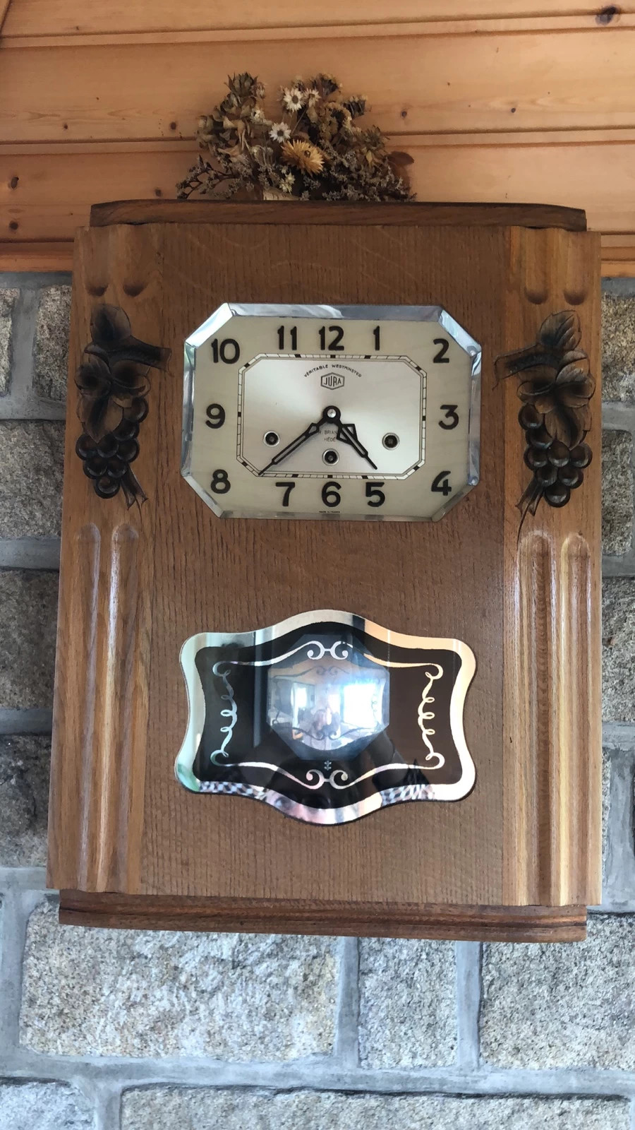 Pendule de manteau à carillon, peut-être ancienne, avec …