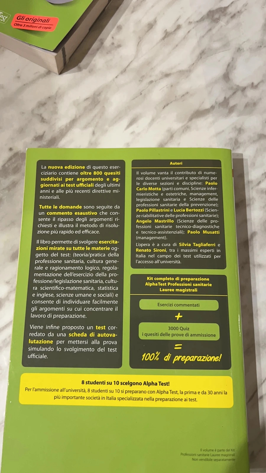 Alpha Test. Professioni sanitarie. Lauree magistrali. Kit di preparazione