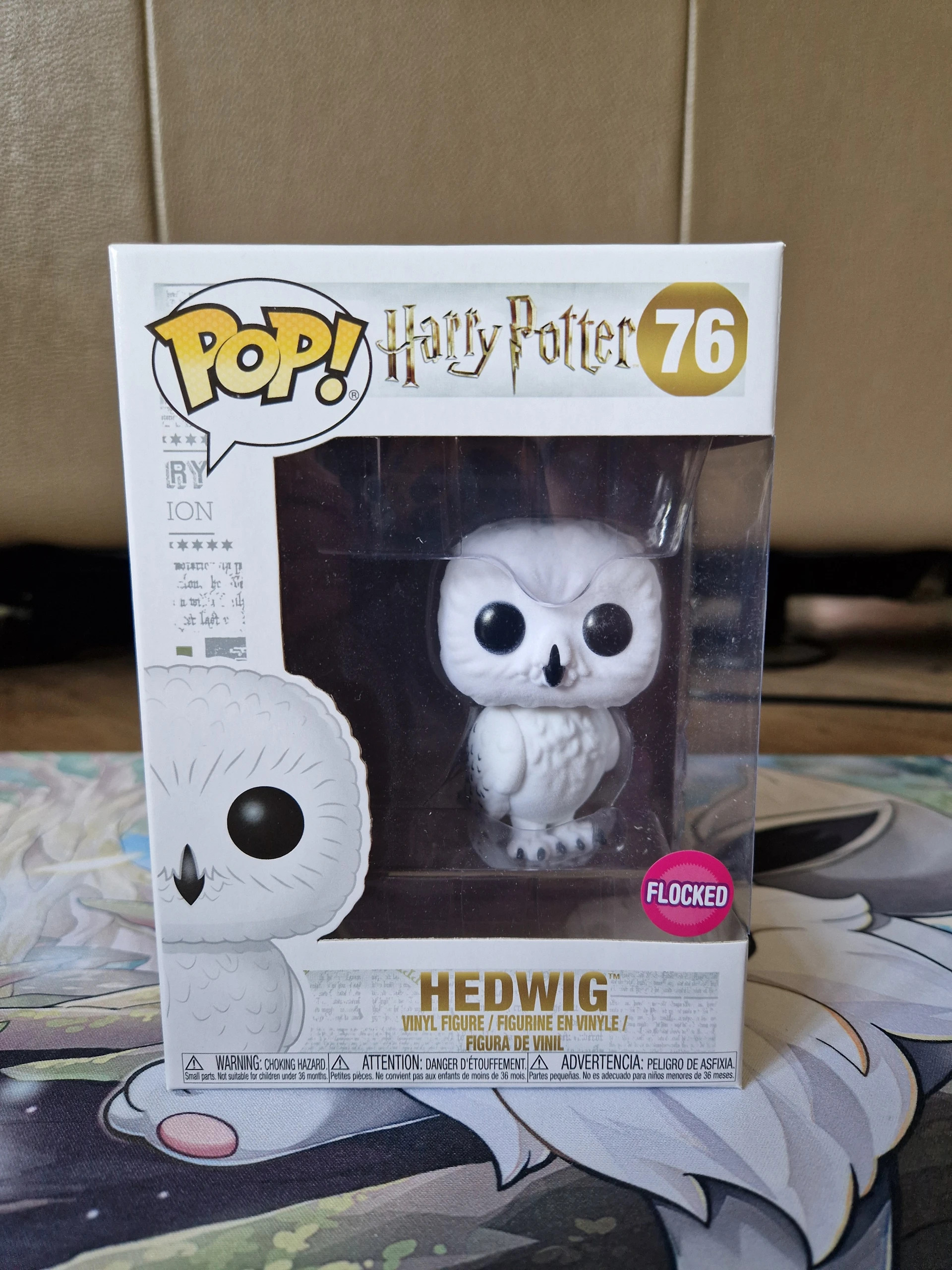 Funko Pop Hedwig Flocked #76 Vinyl Action Figure Toys No Box