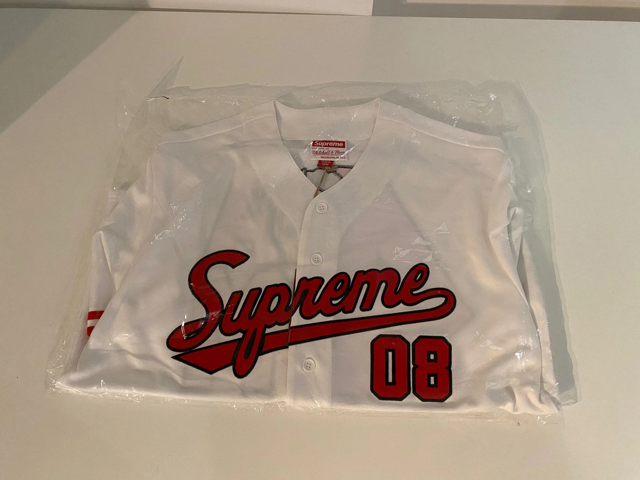 Supreme Mitchell & Ness Downtown Hell Baseball Jersey Size M | Vinted