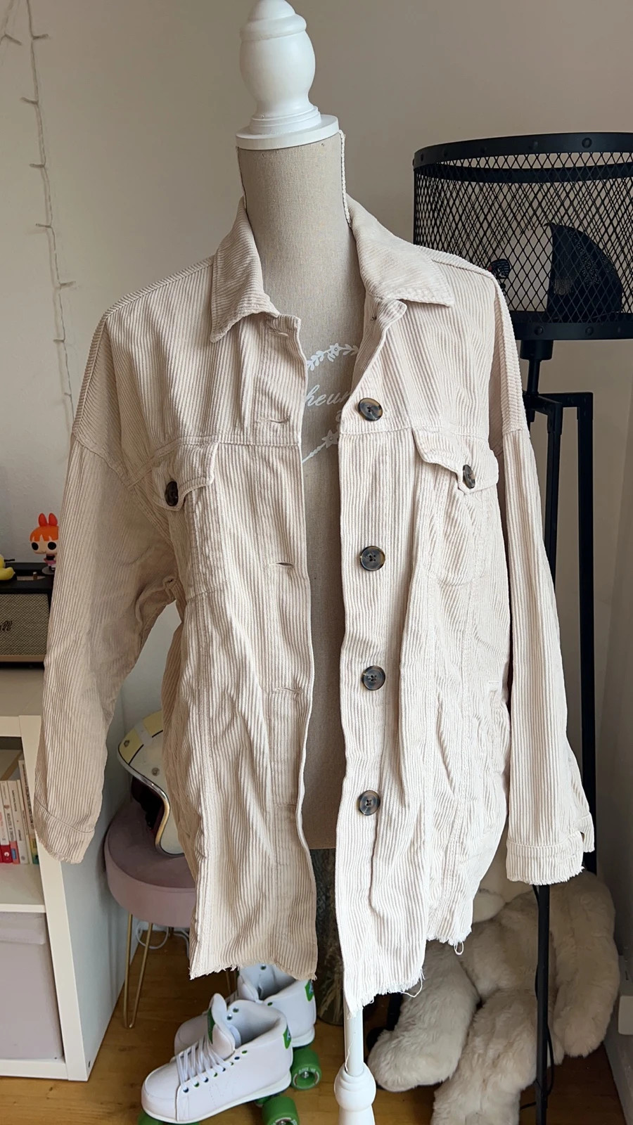 Stradivarius surchemise velours cotele hotsell