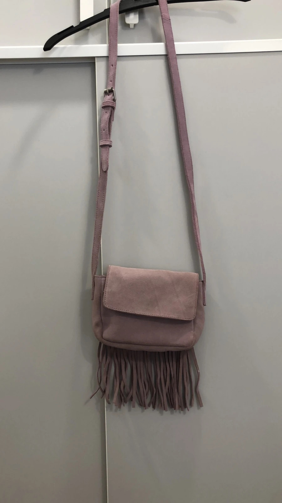 Bolso morado zara hotsell