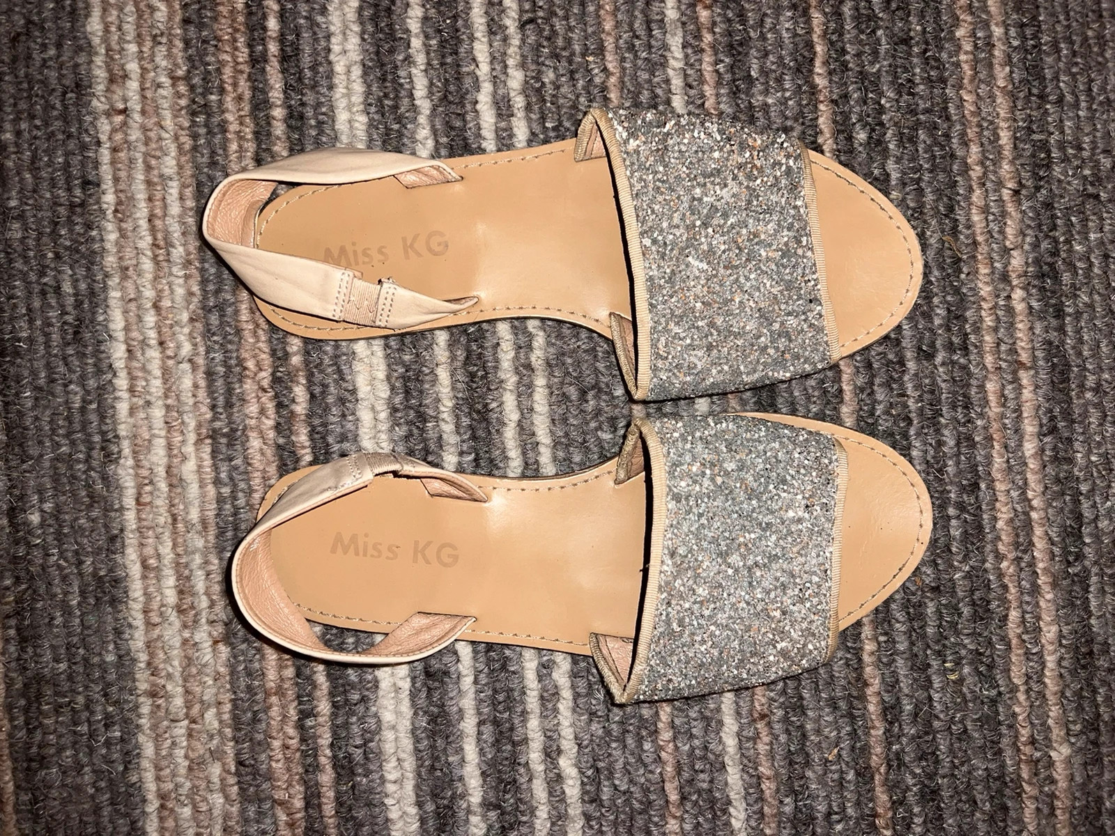 Miss KG Kurt Geiger slip on sandals glittery size 6 Vinted