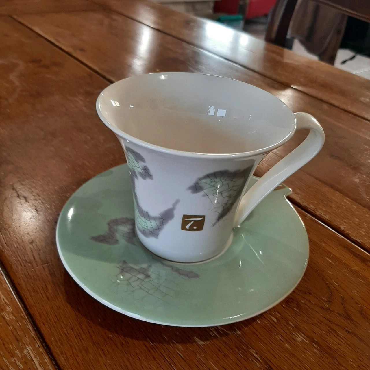 Lux - Tasse à Thé en Porcelaine avec soucoupe – Blanc - Habitat