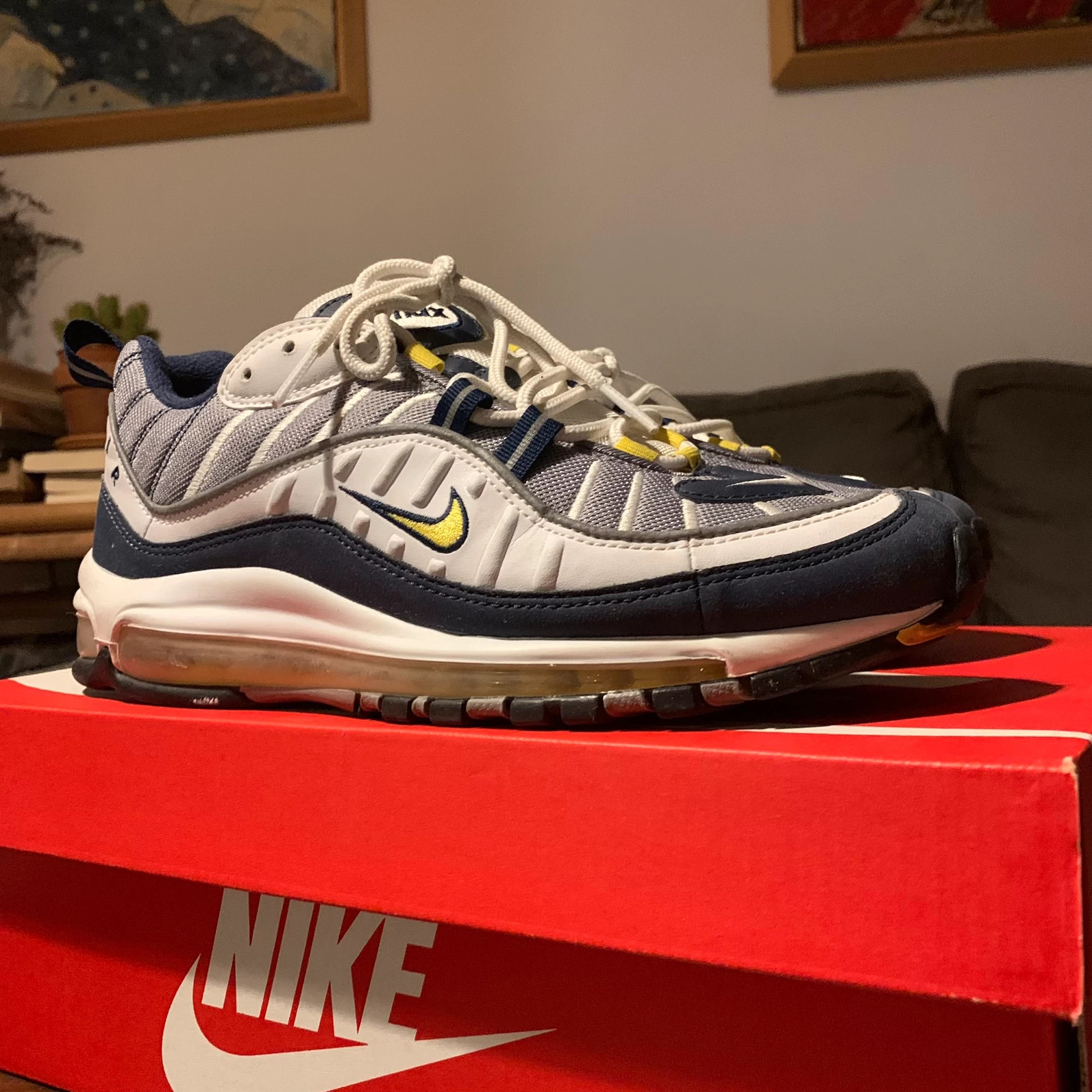 Air max 98 2025 tour yellow for sale