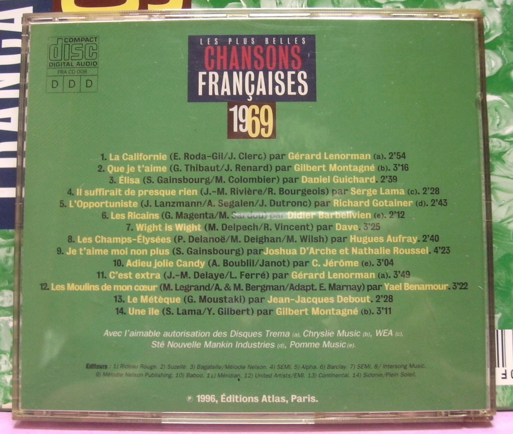 Les Plus Belles Chansons Françaises- 1969 - Cd avec fascicule | Vinted