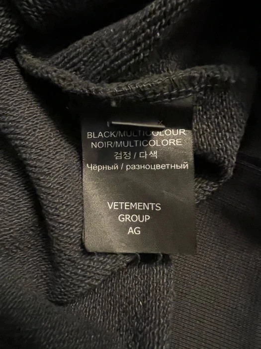 Vetements hardcore patch hoodie | Vinted