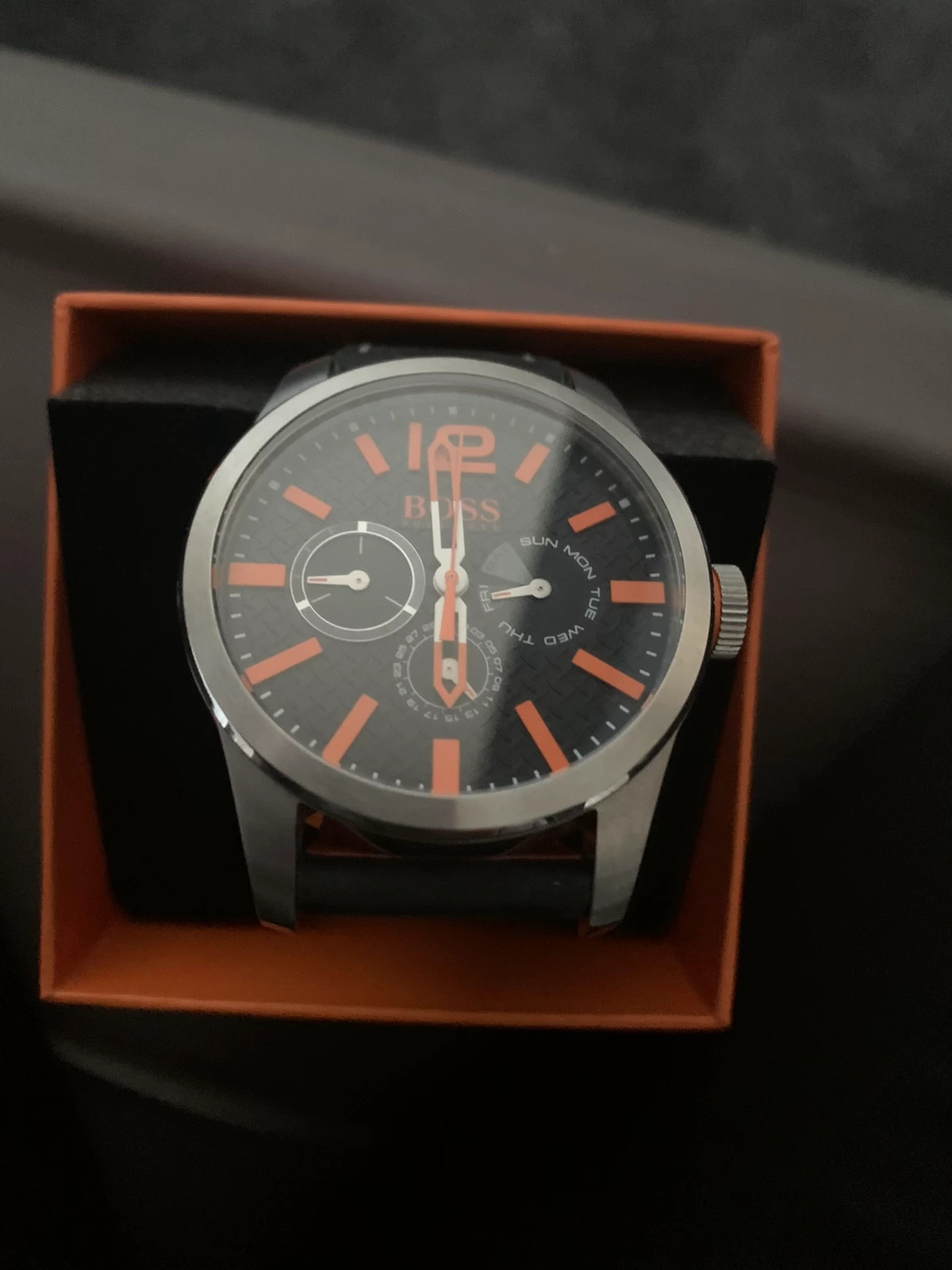 Boss deals orange chronograph