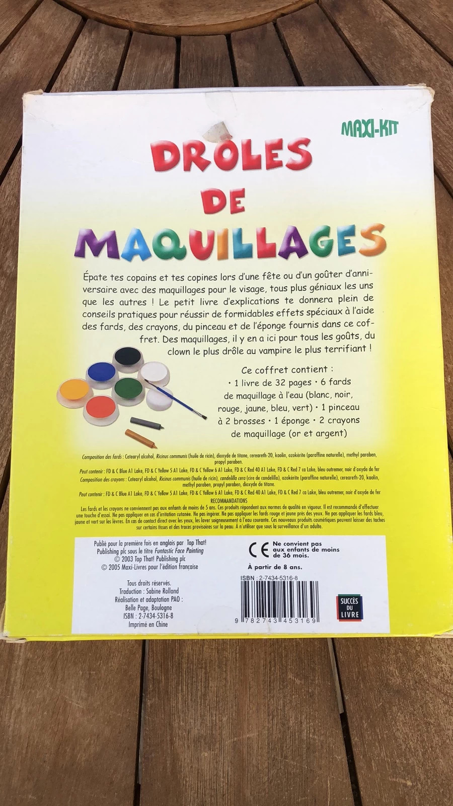 Crayons à maquillage - Argenté/multicolore - ENFANT