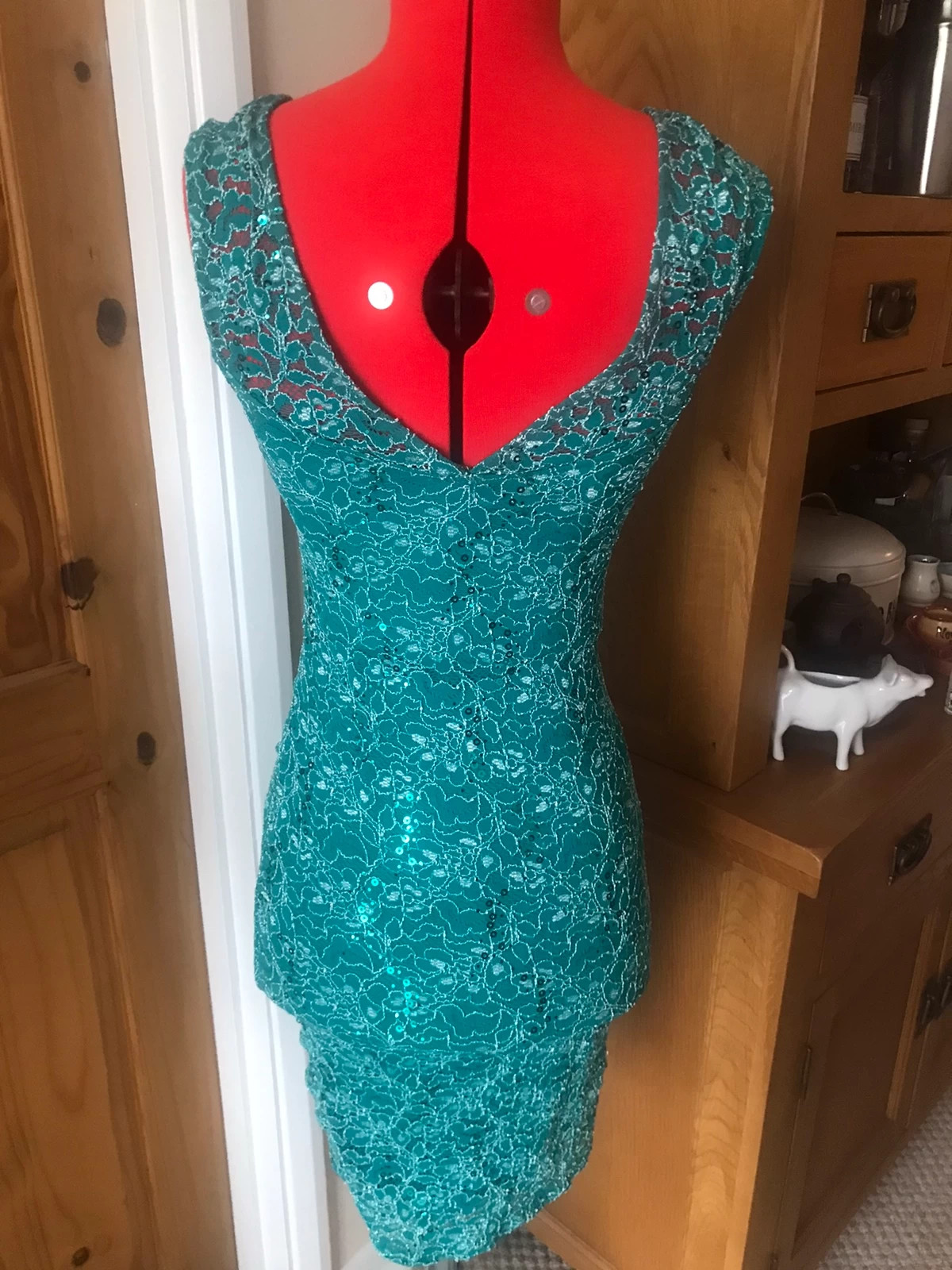 Lipsy turquoise dress UK 8 Vinted
