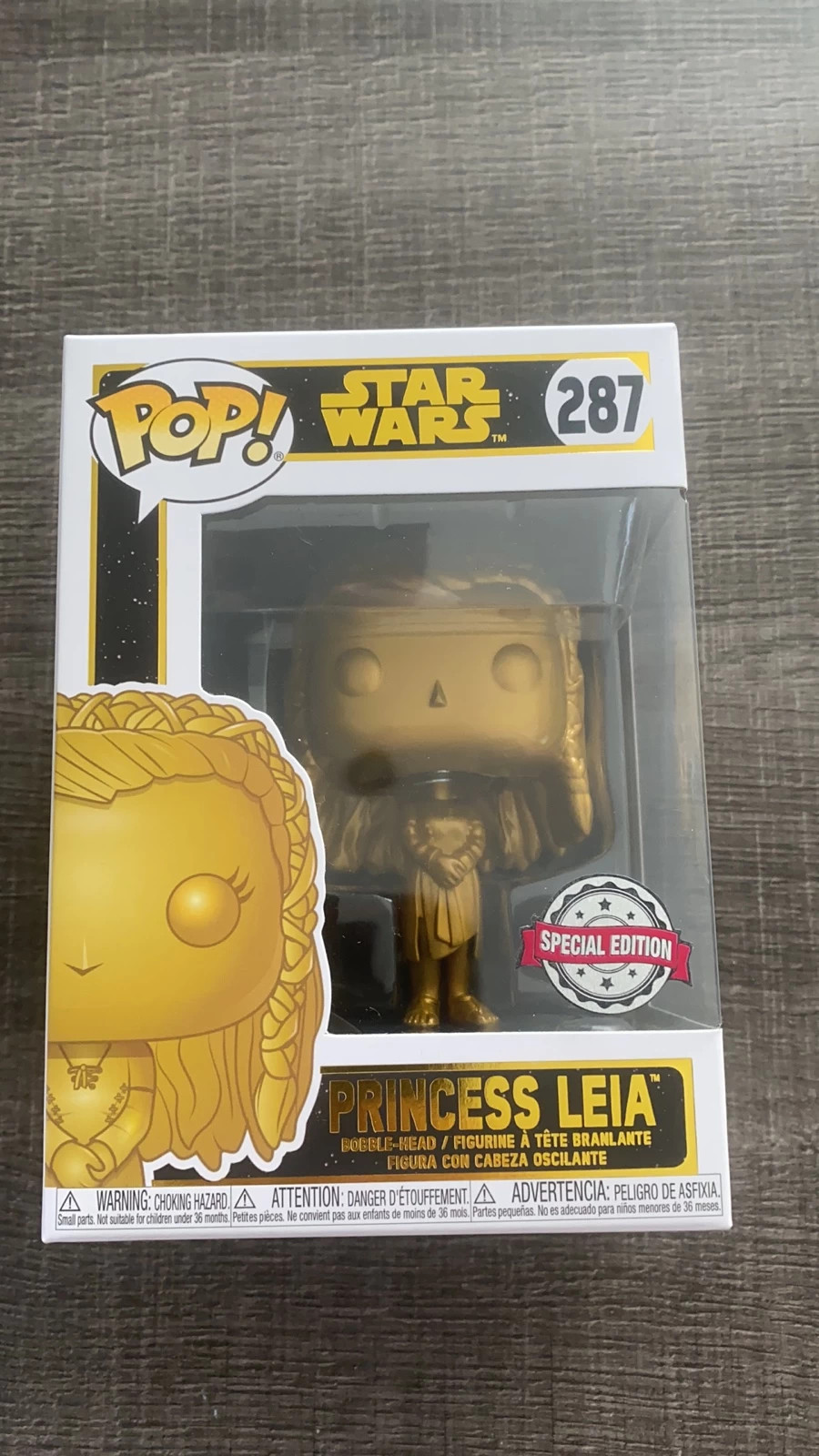 Princess leia best sale pop 287