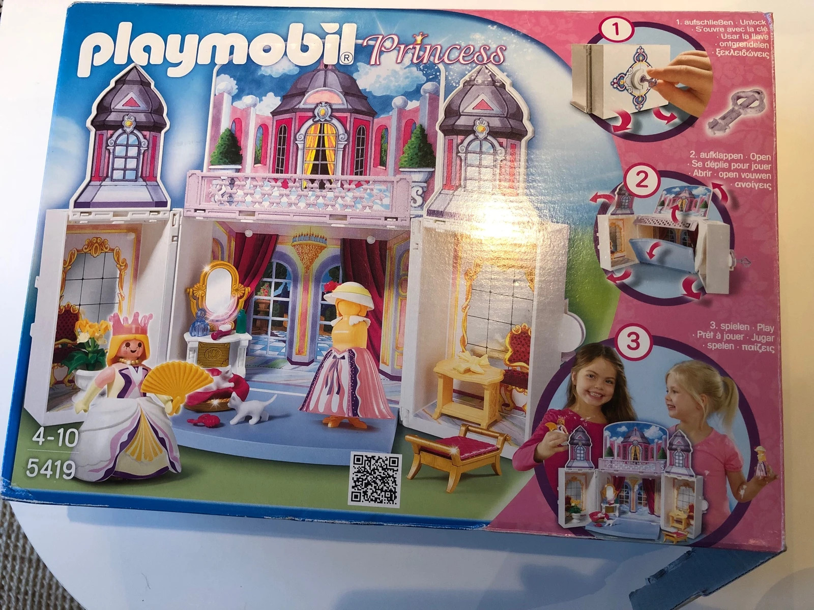 Coffre Princesse Playmobil - Modèle 5419 - 76 pièces - Pour