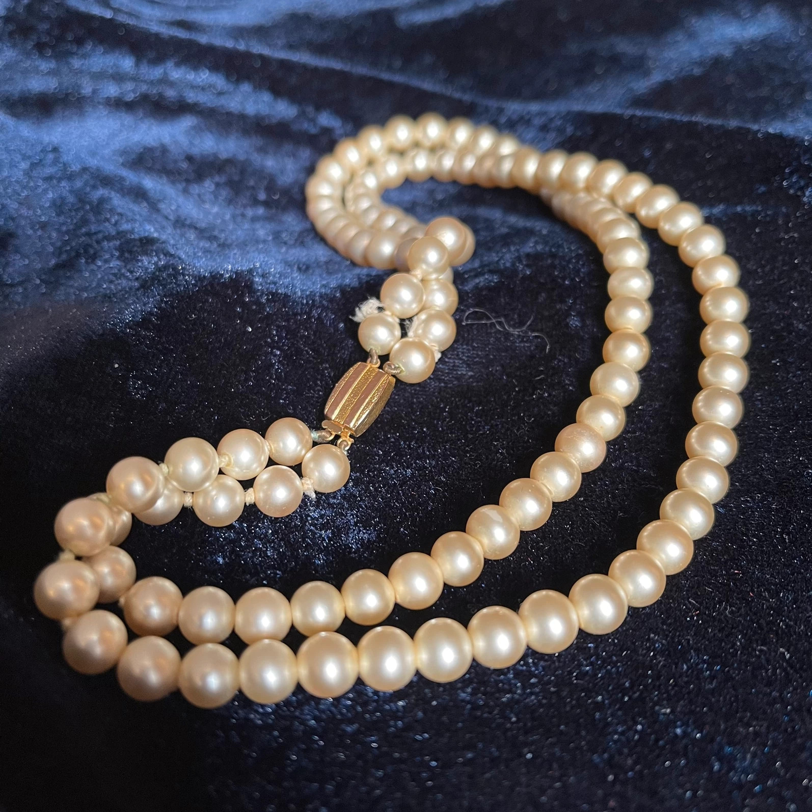 CIRO Antique vintage pearls necklace. 9ct gold clasp. Vinted