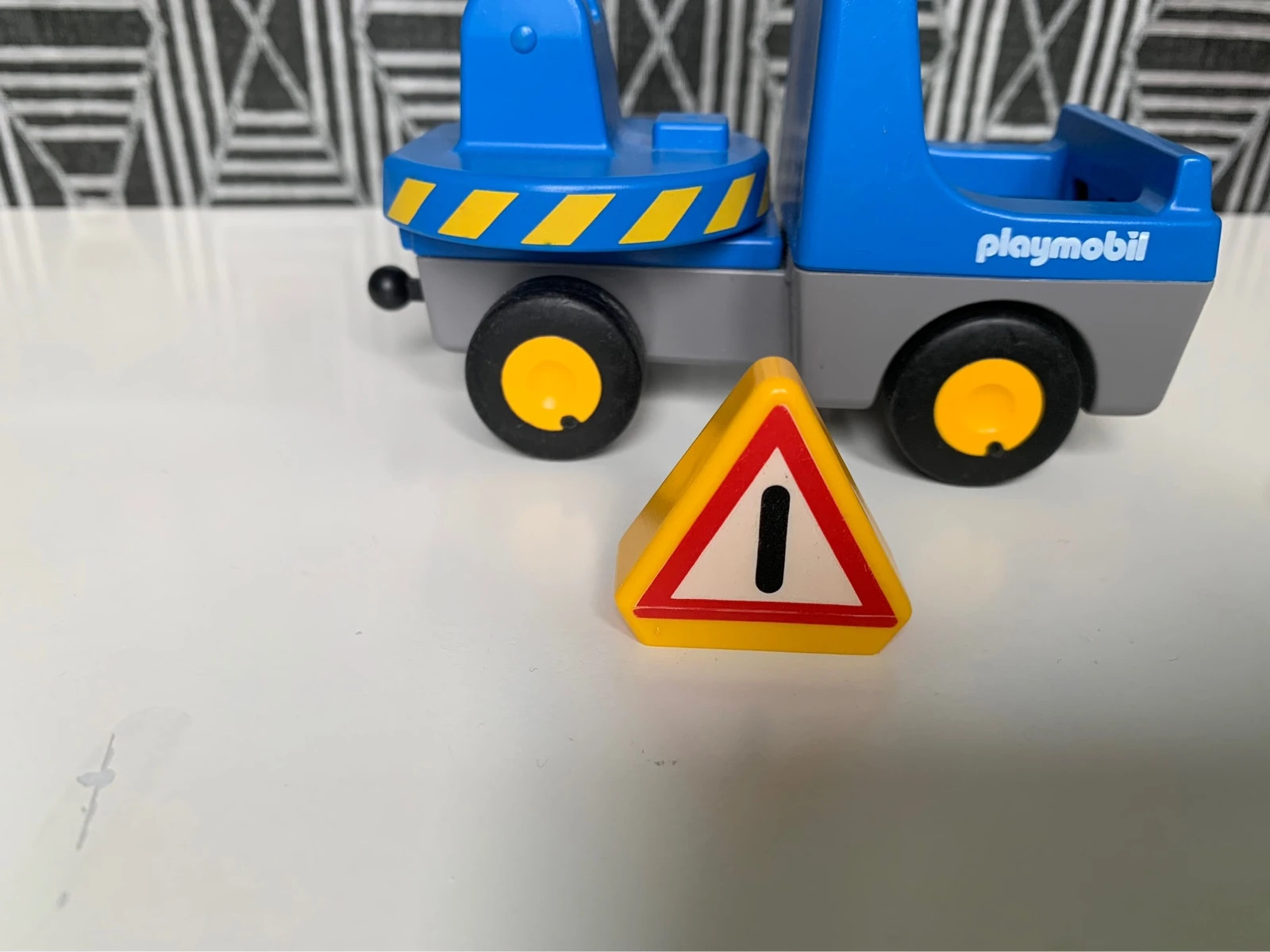 Camion de travaux / chantier + accessoires Playmobil Très bon état