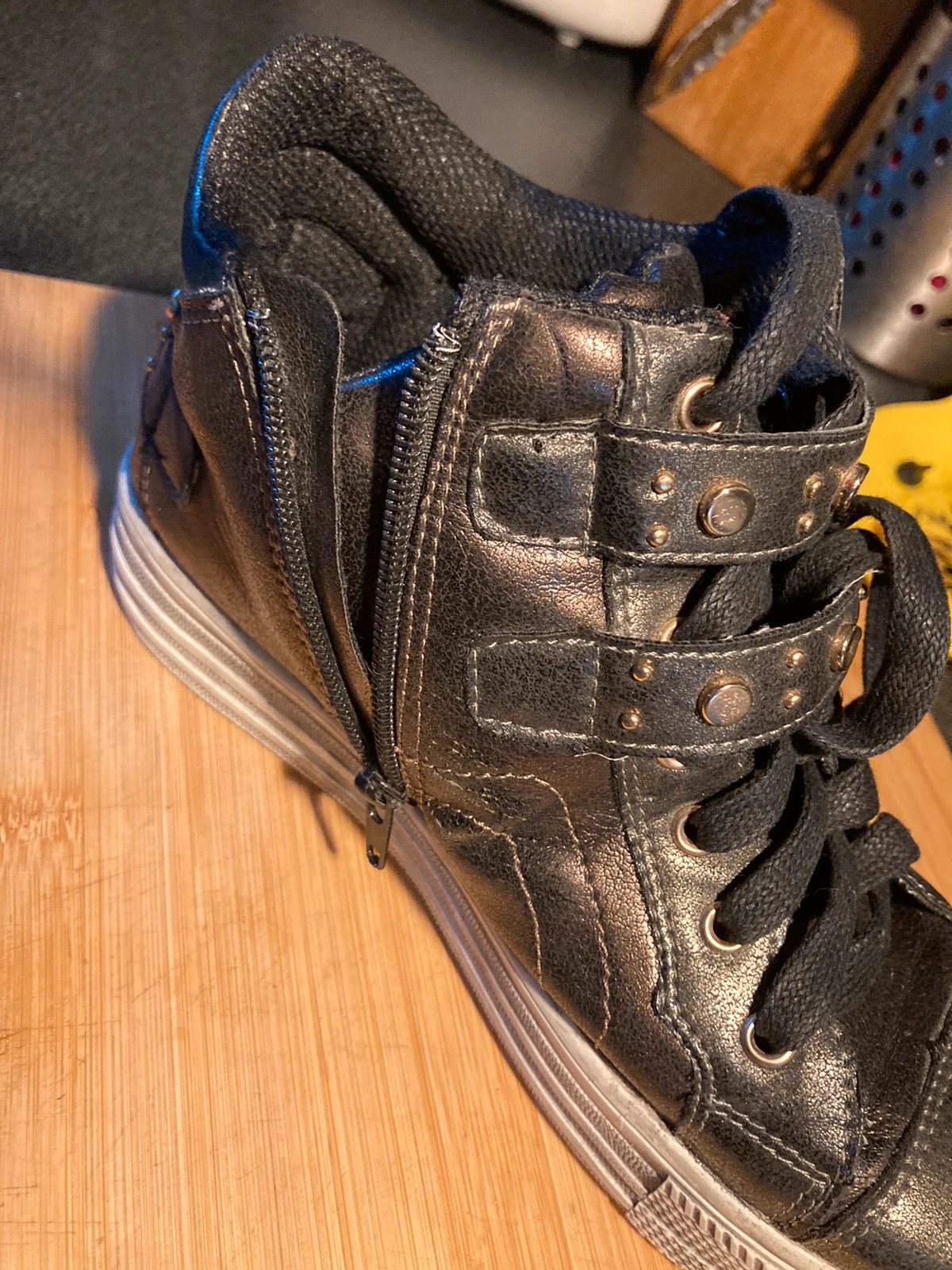 No blues chaussures compensées clearance