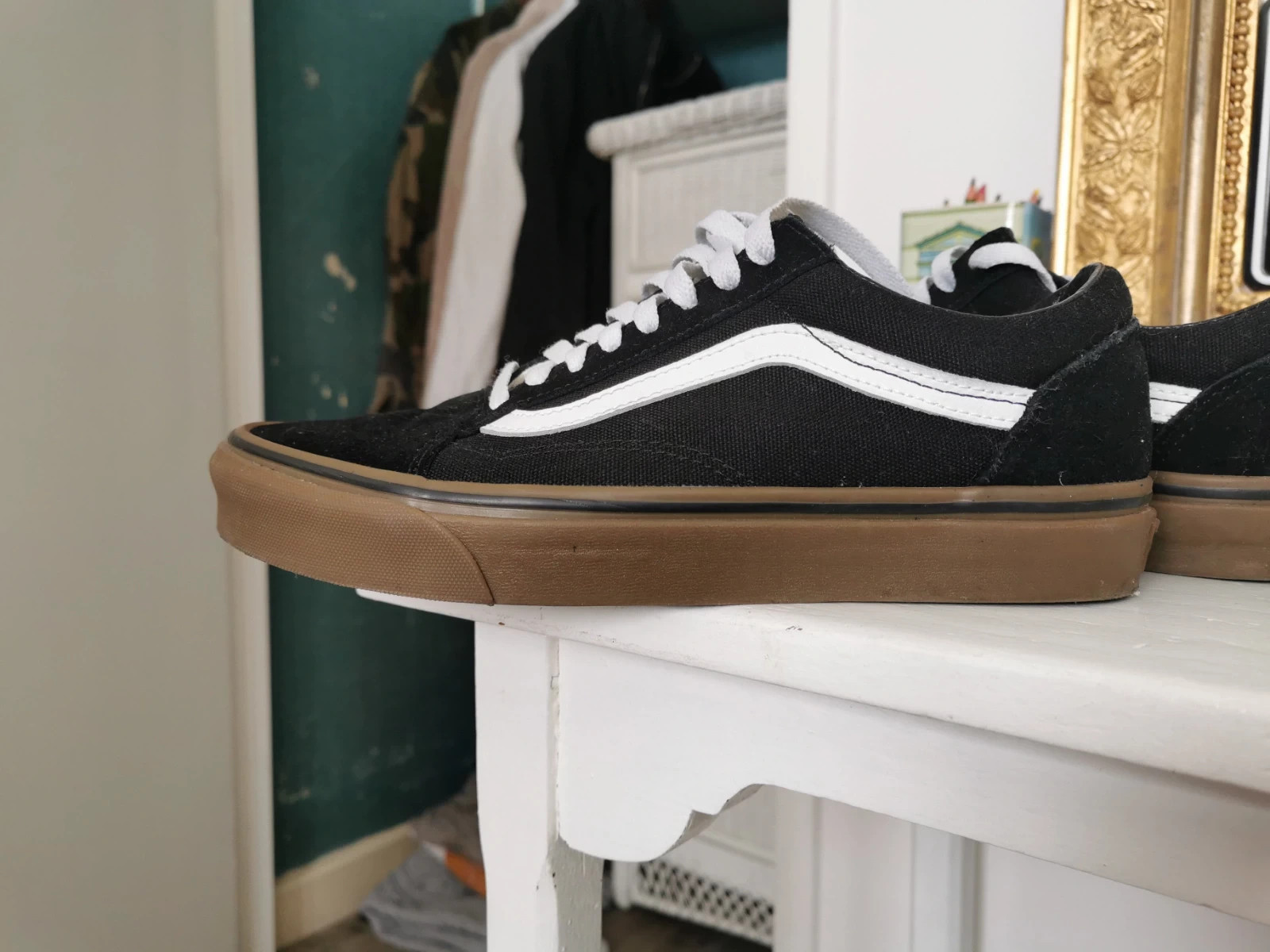 Vans old skool 2024 noir et marron