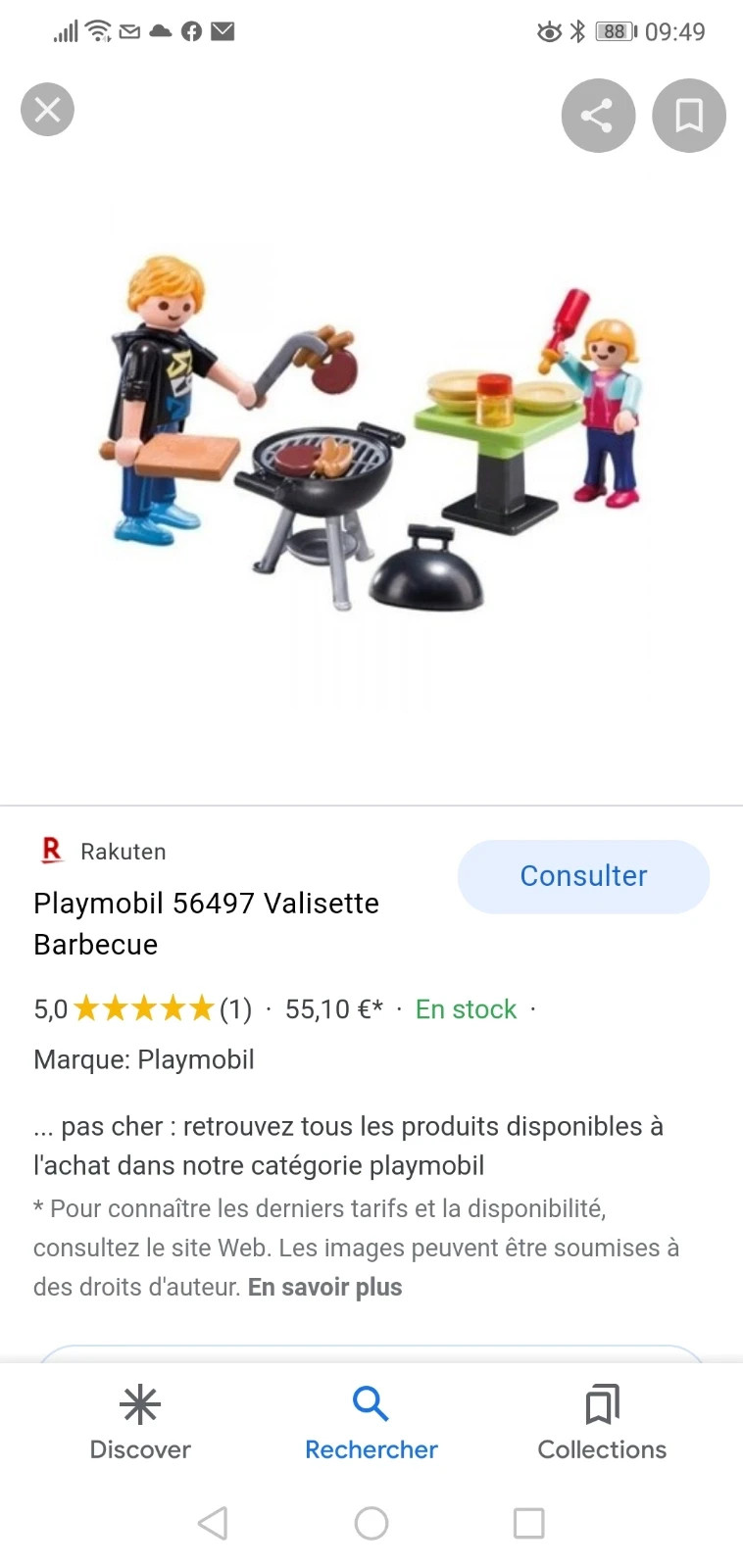 Playmobil Valisette Barbecue