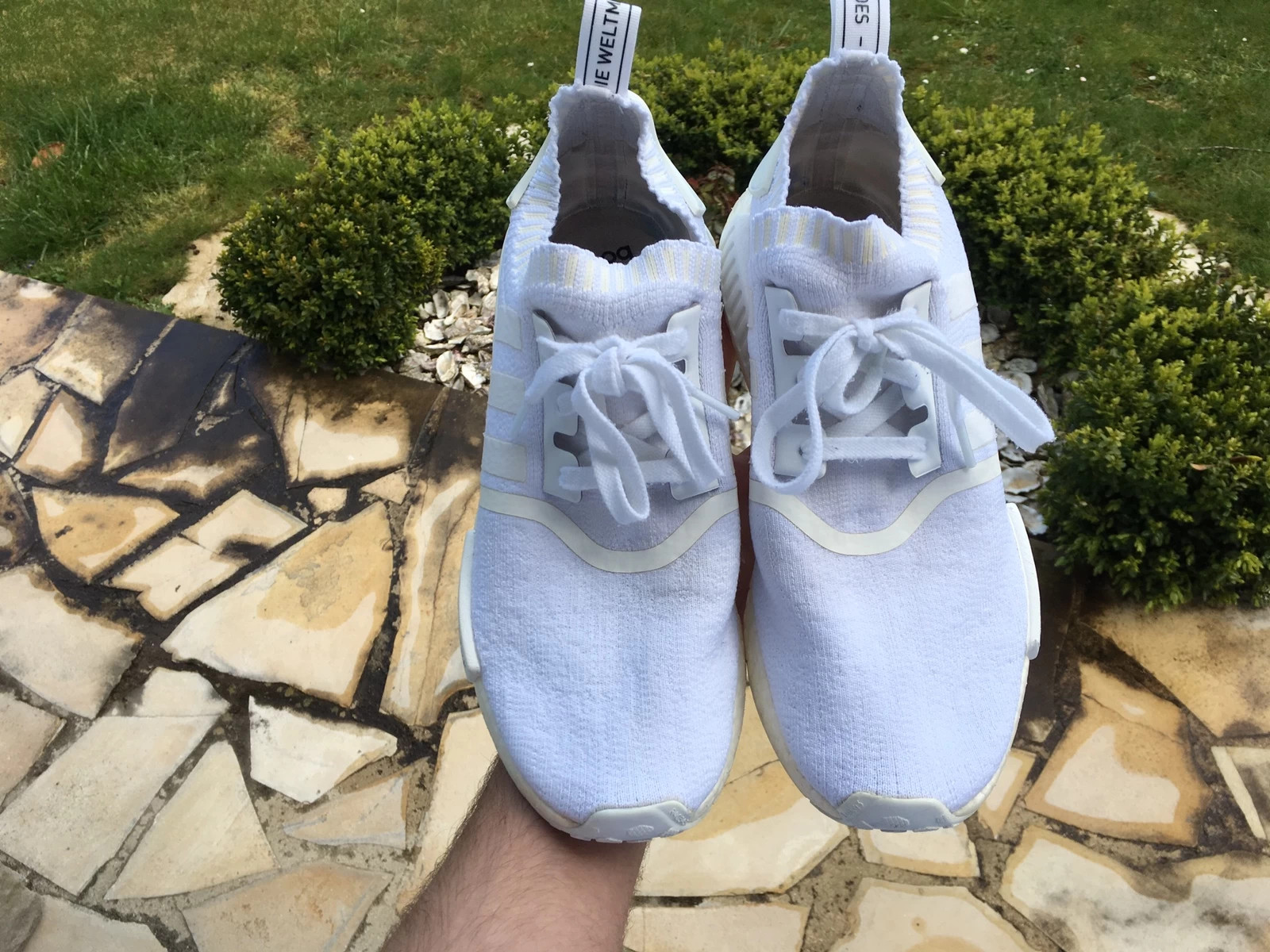 Adidas NMD R1 Japan triple white Vinted