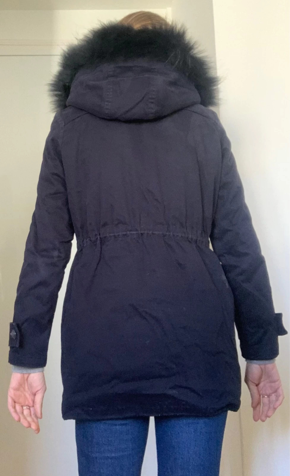 Parka Claudie Pierlot bleue marine