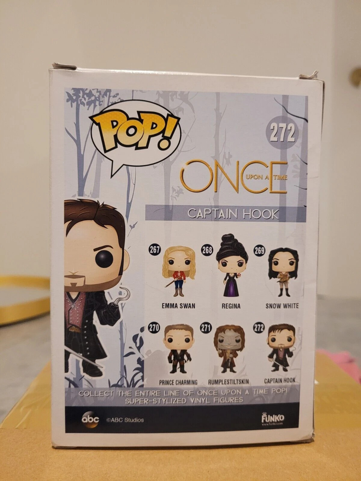 Once Upon A Time 272 Captain Hook Funko Pop -  UK