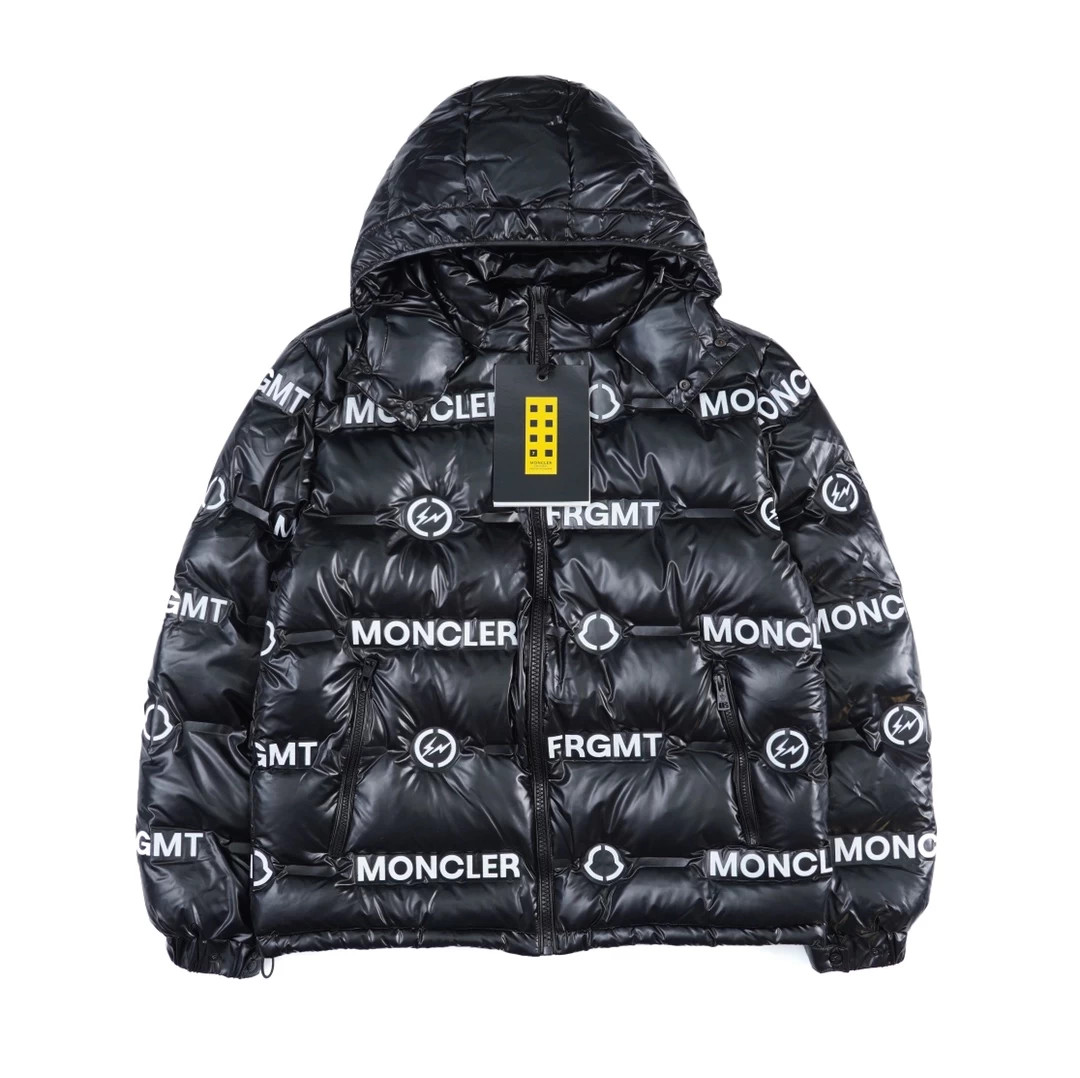 Moncler Mengkou 21ss Fujiwara Hiroshi series embossed full-print 