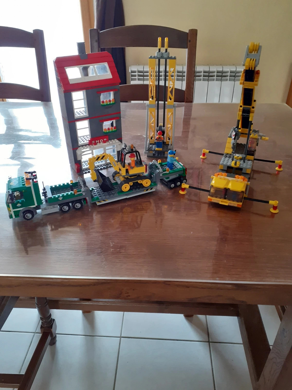 LEGO City 7633 pas cher, Le chantier