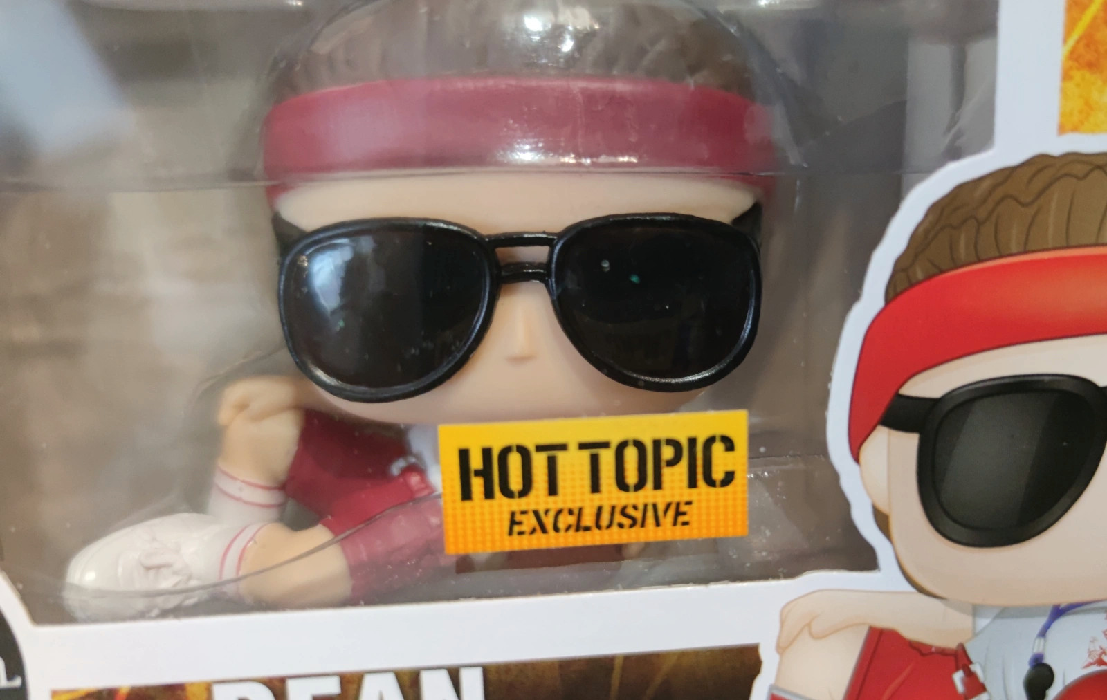 Funko pop figure Television Supernatural 721 Dean gym teacher hottopic  exclusive