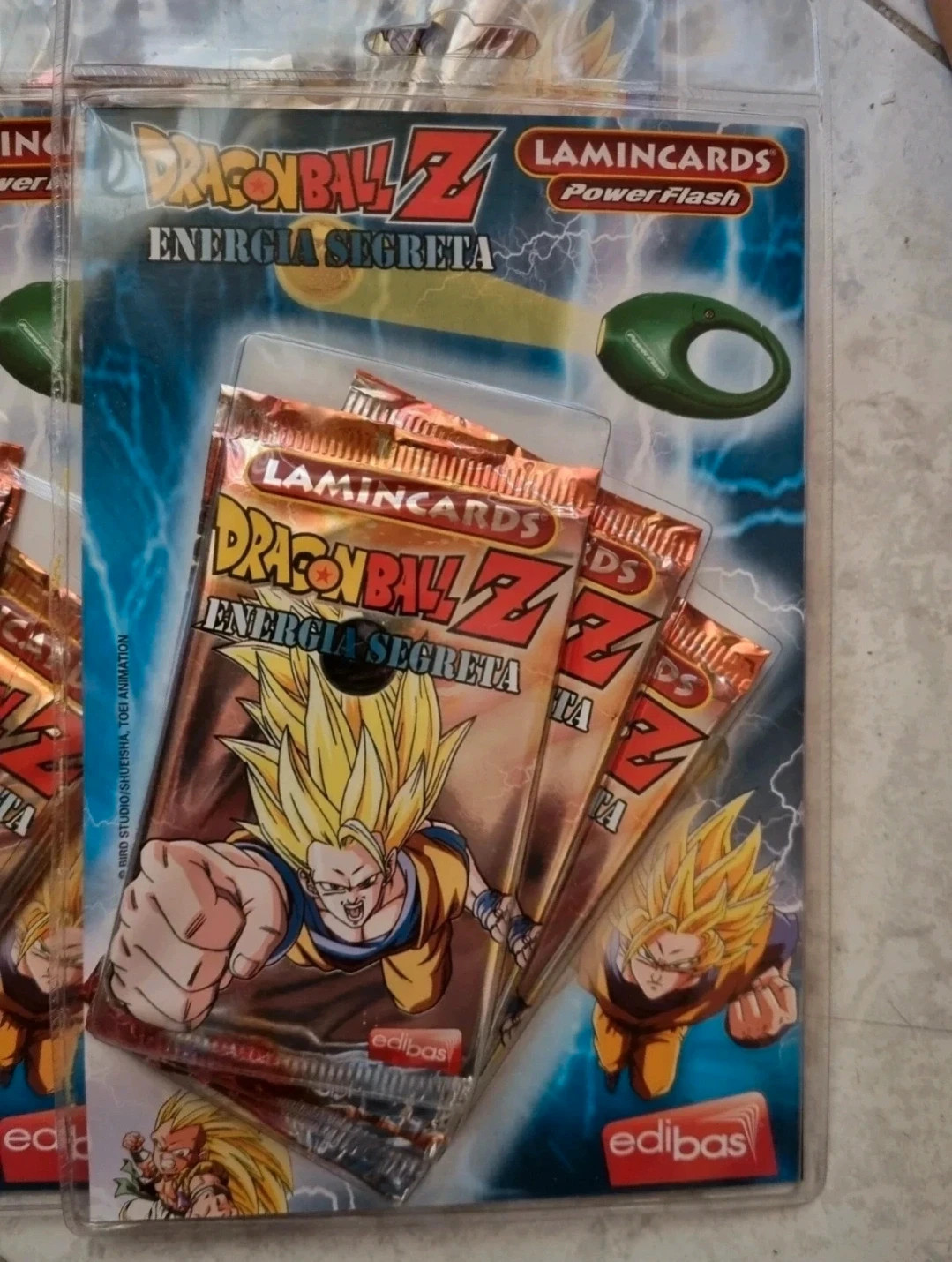 DRAGON BALL Z - LAMINCARD ( 3 ) - EDIBAS - BUNDLE 5 BUSTINE