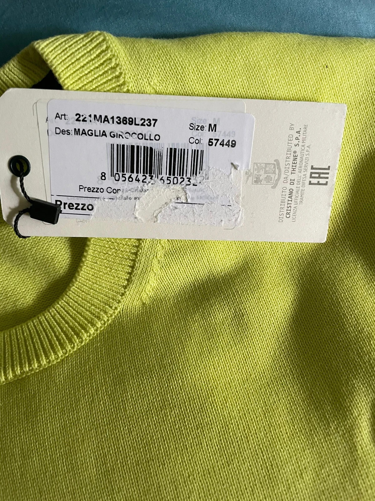 Maglione nuovo con etichetta vendo causa taglia sbagliata