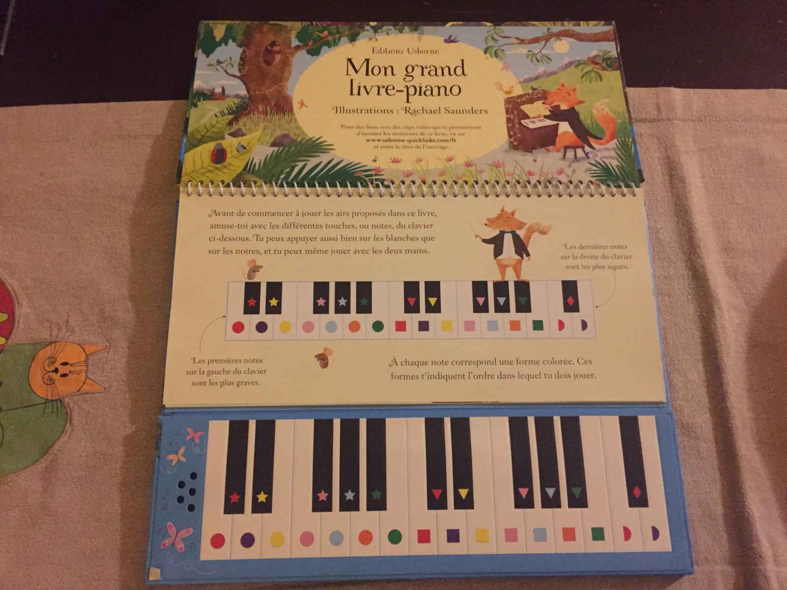 Mon grand livre-piano, Editions Usborne 