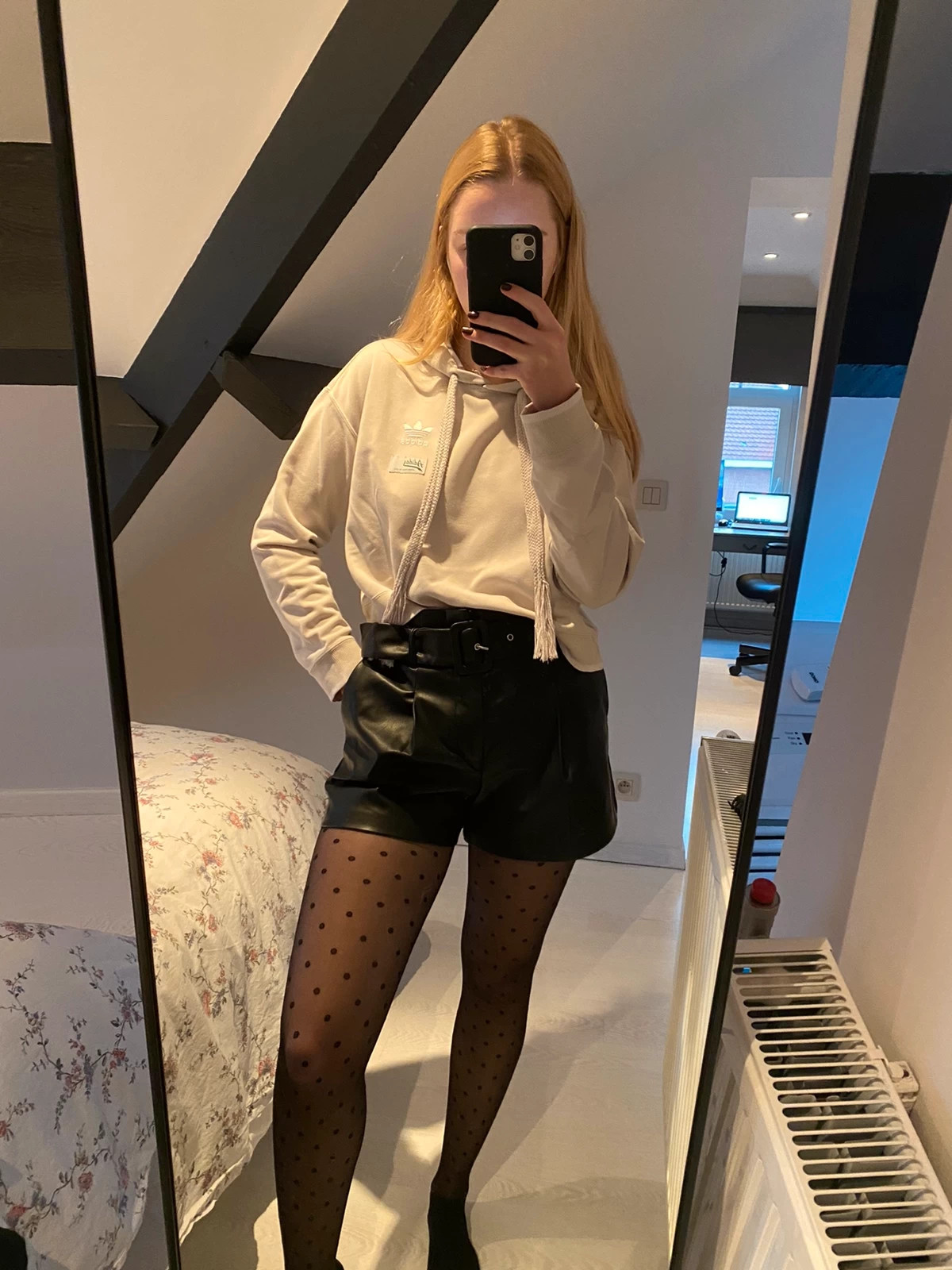 Collants à motif pois