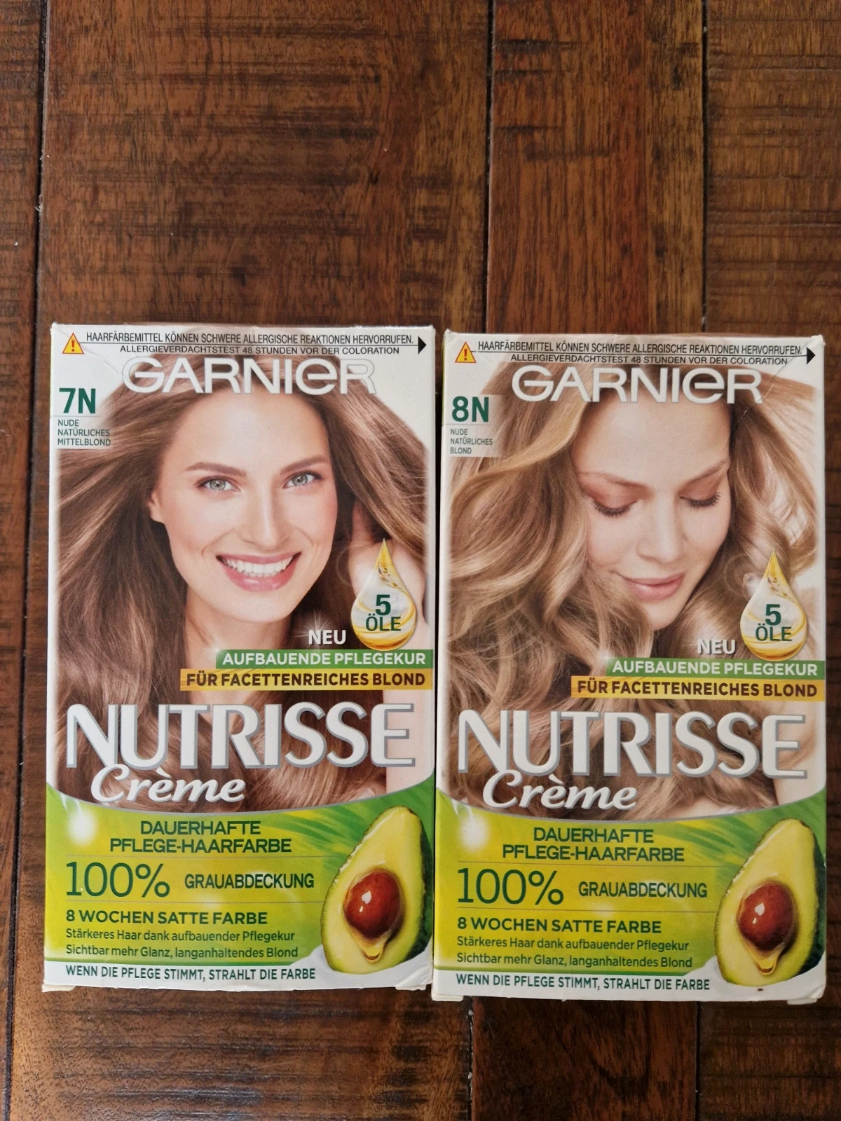 Garnier Nutrisse 7N und 8N Vinted 