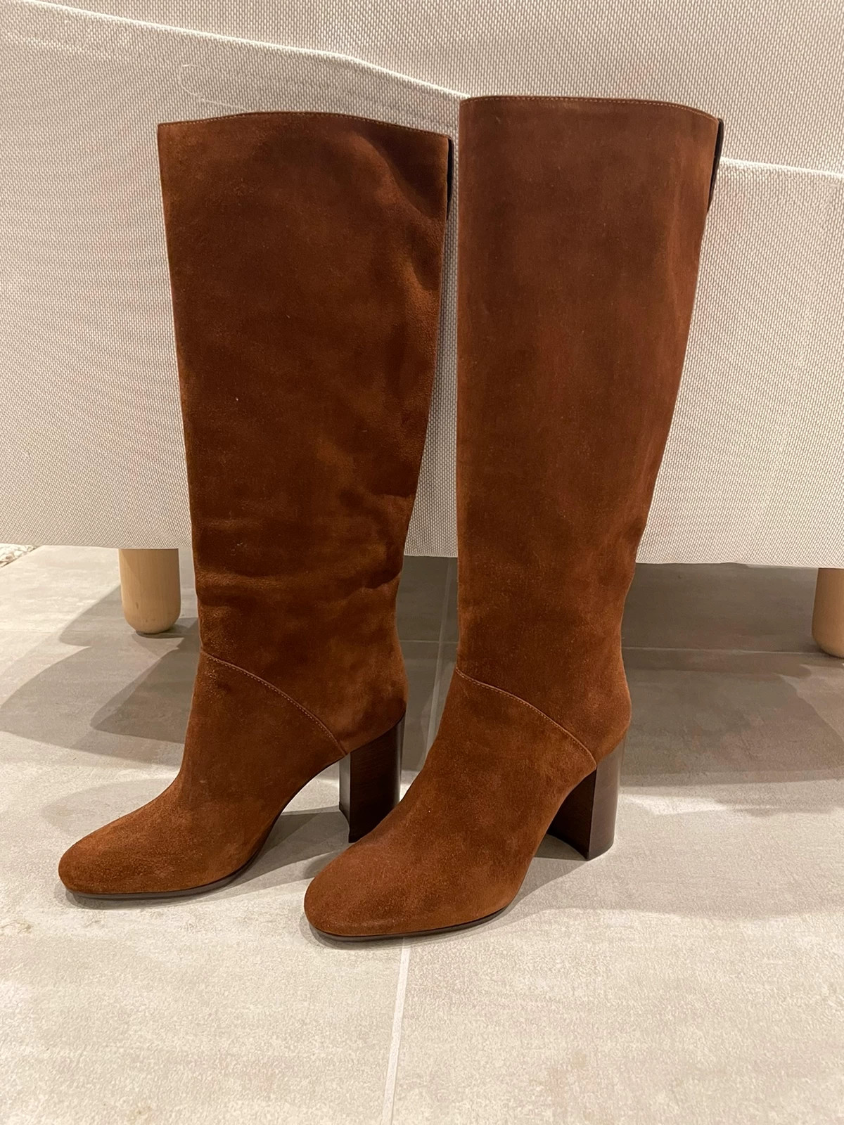 Bottes hautes marron Caroll Vinted