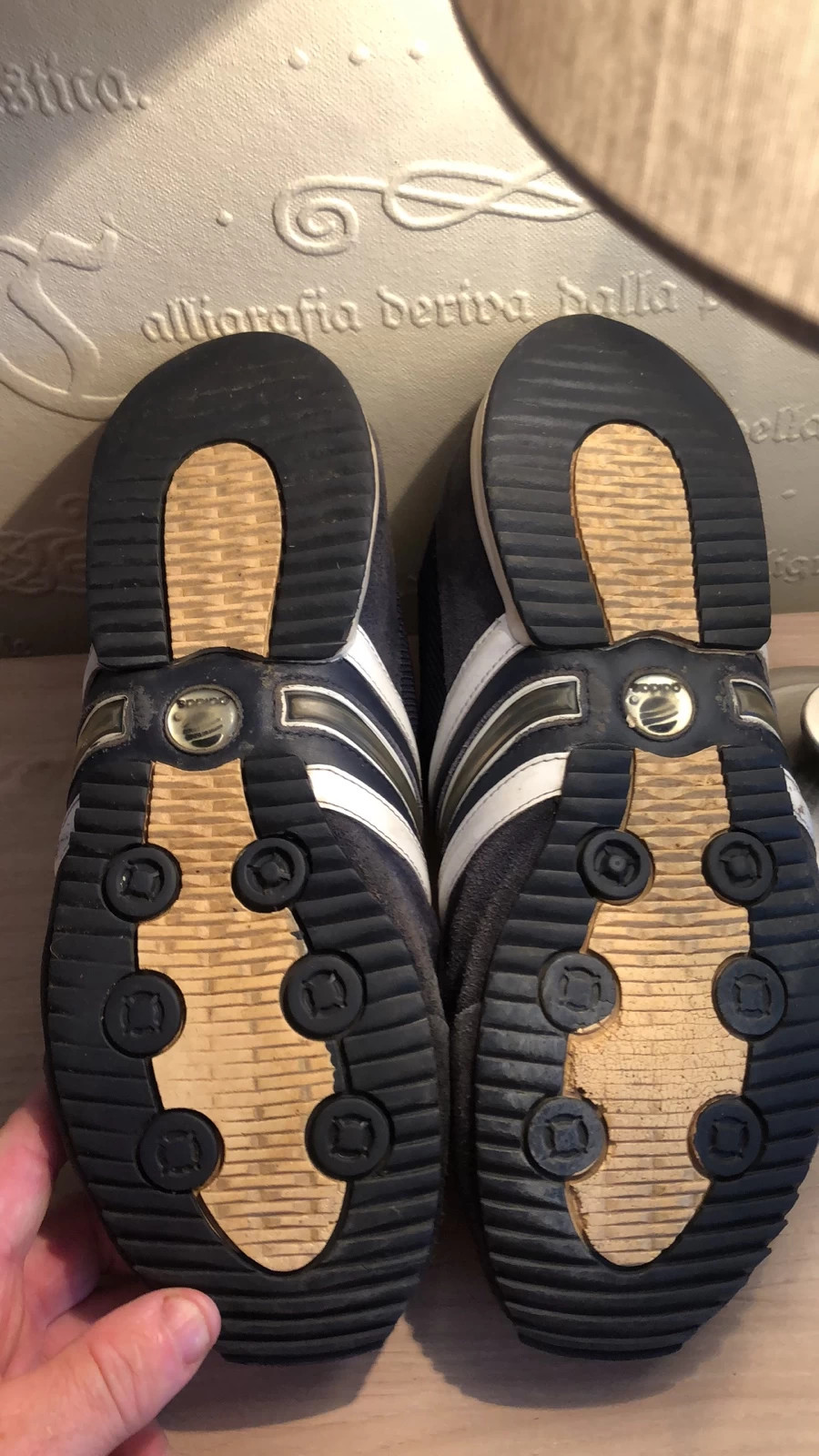 Blue y3 trainers deals