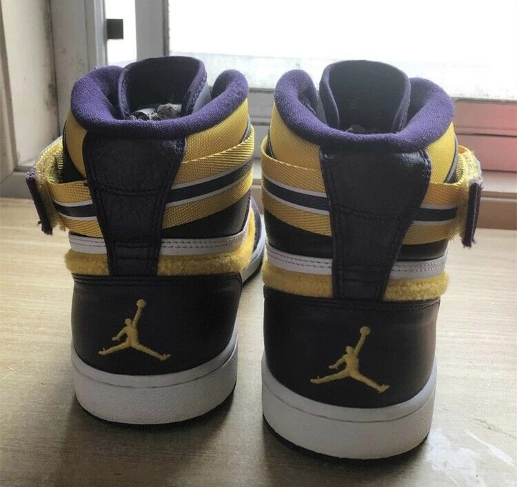 Jordan 1 Retro High Strap Grand Purple Varsity Maize 342132 571 Taille 42 Vinted