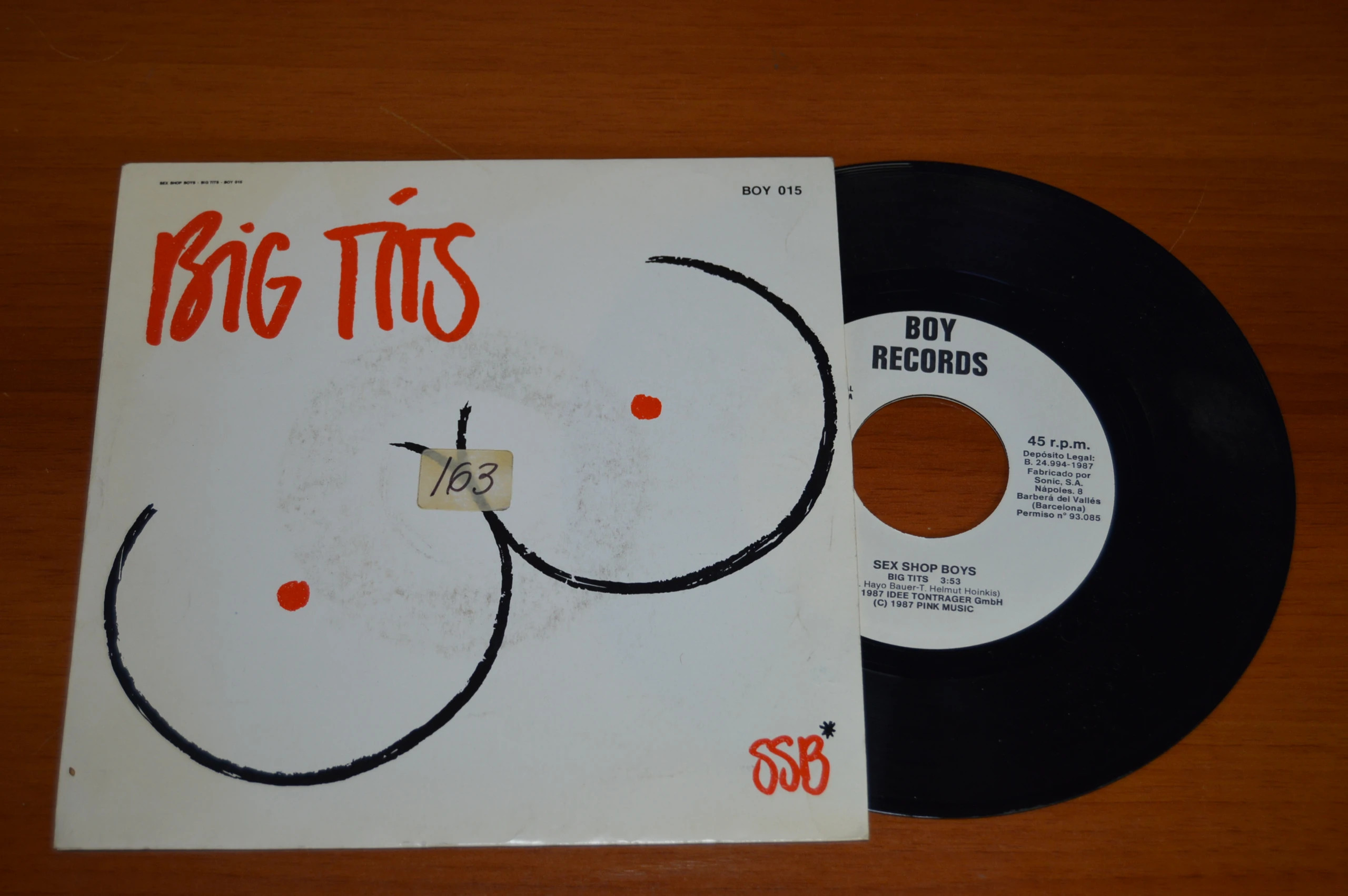 Sex Shop Boys – Big Tits. Vinilo 7