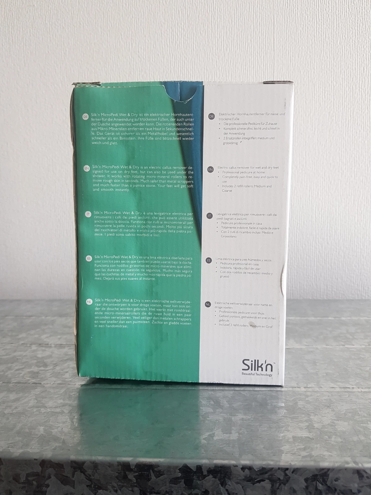 Râpe anti-callosités Wet (70€) MicroPedi & | Silk\'n Vinted Dry
