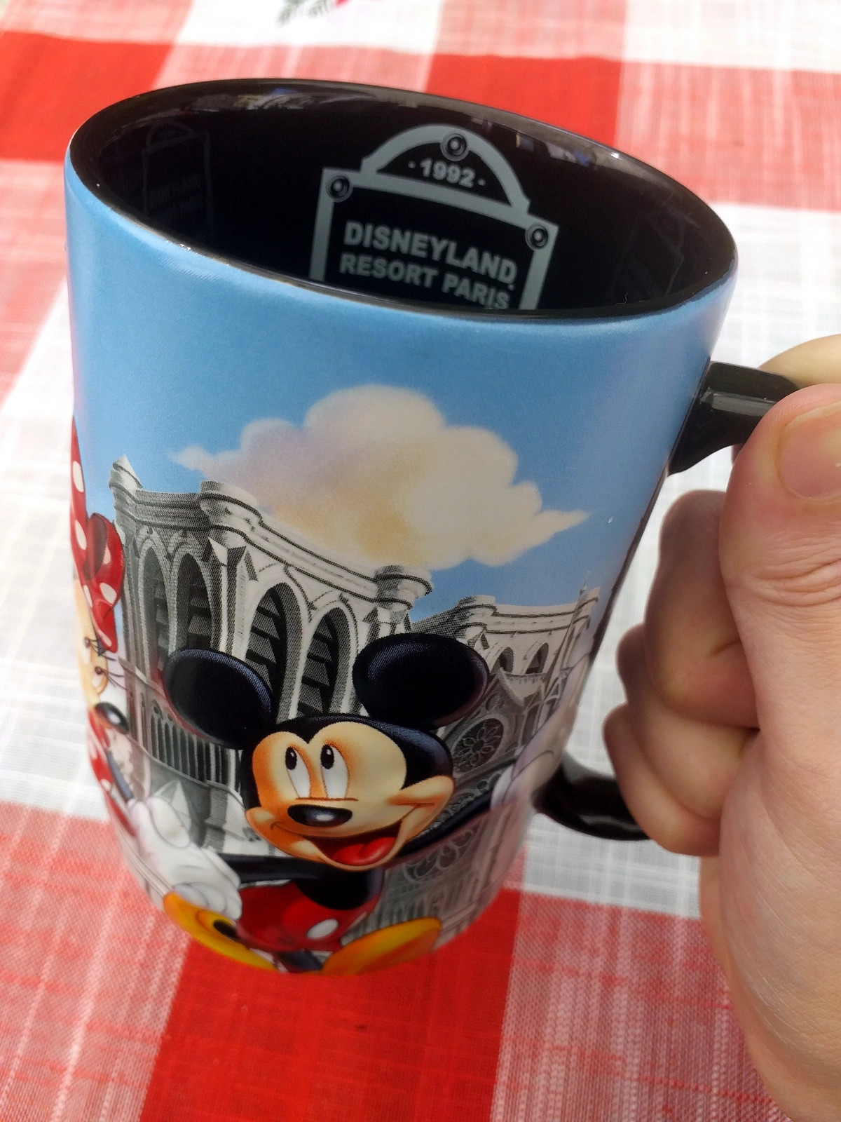 Grande tasse Mug relief Disneyland Paris 1992 vintage - Disney