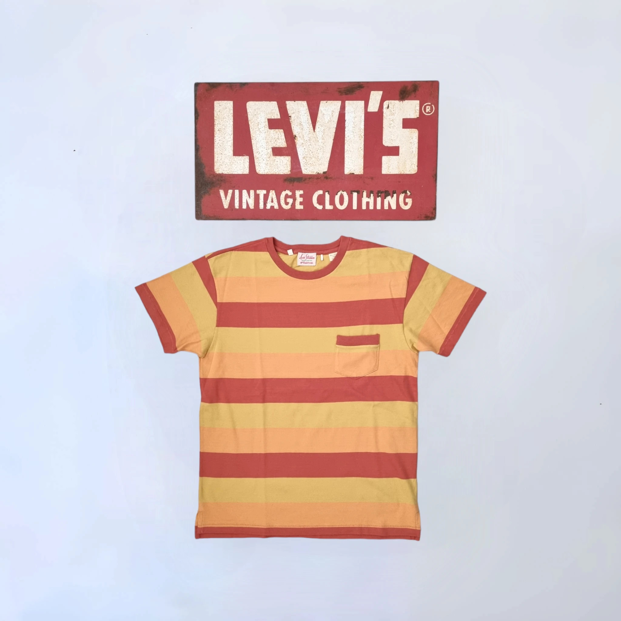 NWT Levis Vintage Clothing LVC Sportswear of California Striped Shirt Mens  XS