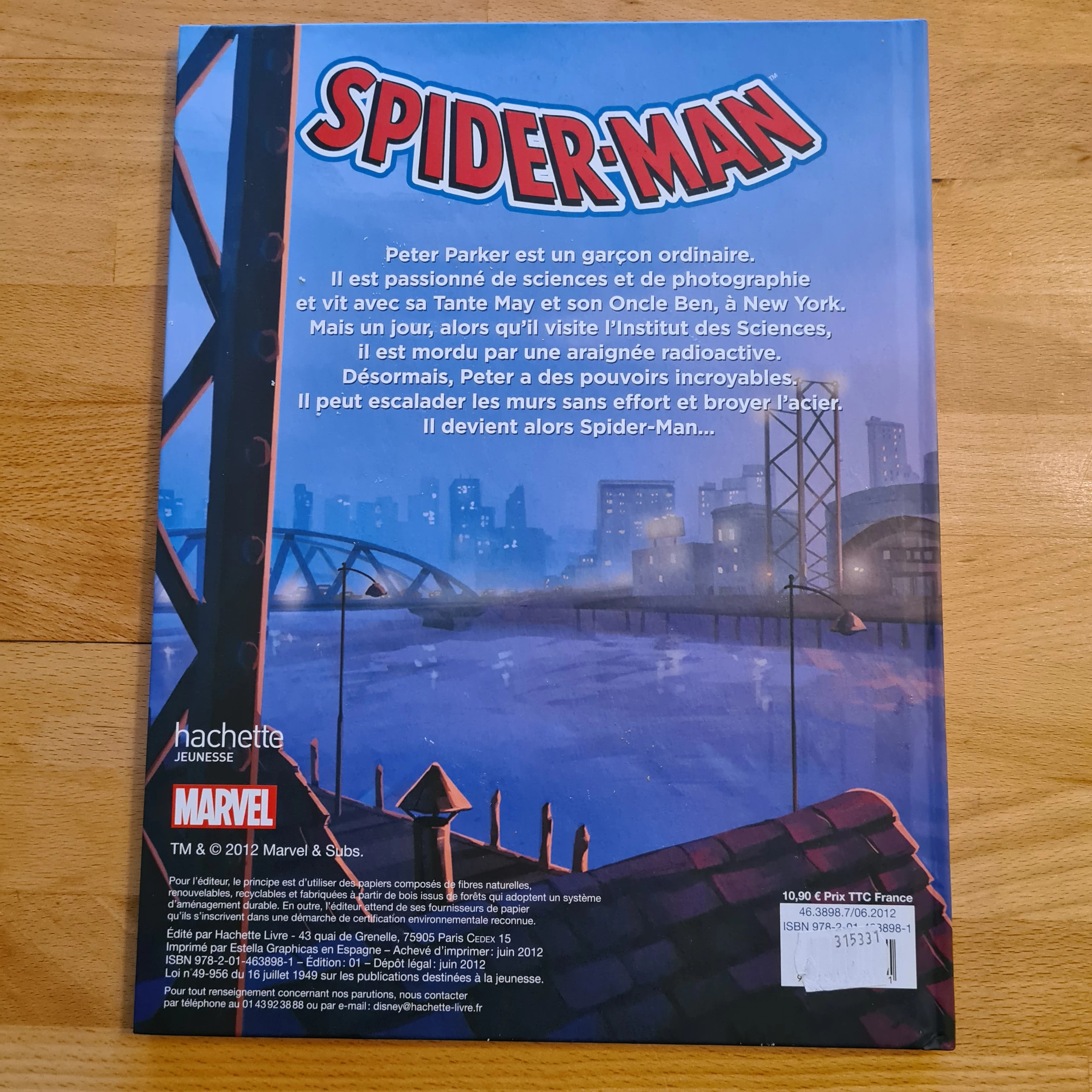 MARVEL Spiderman - 2764362374 - Livres pour enfants dès 3 ans